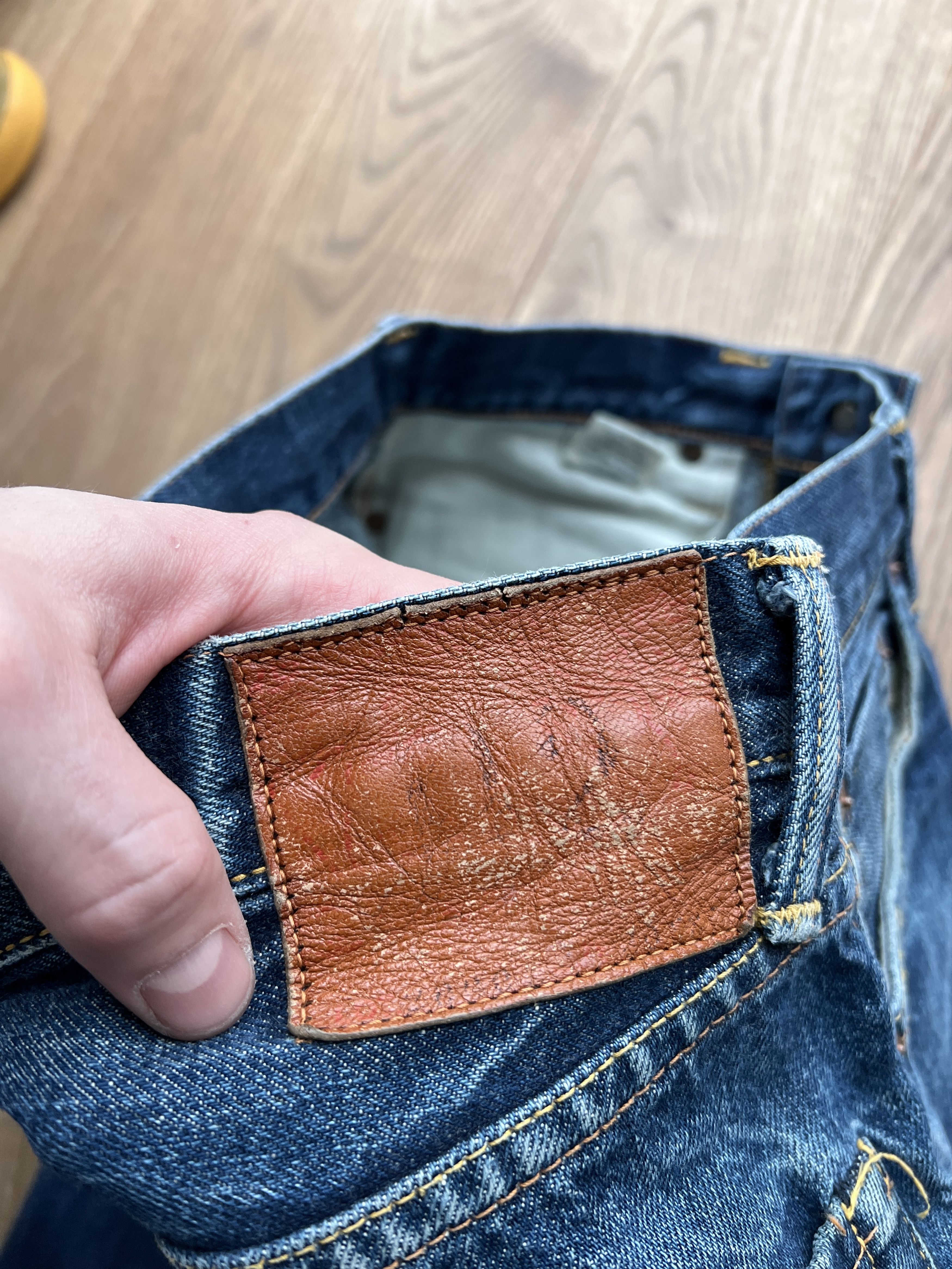 Evisu Rare Evisu selvage vintage lot 2001 faded denim archive y2k Size US 30 / EU 46 - 15 Thumbnail