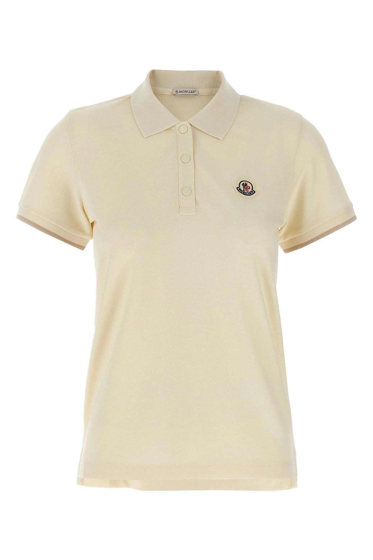 Logo patch polo shirt