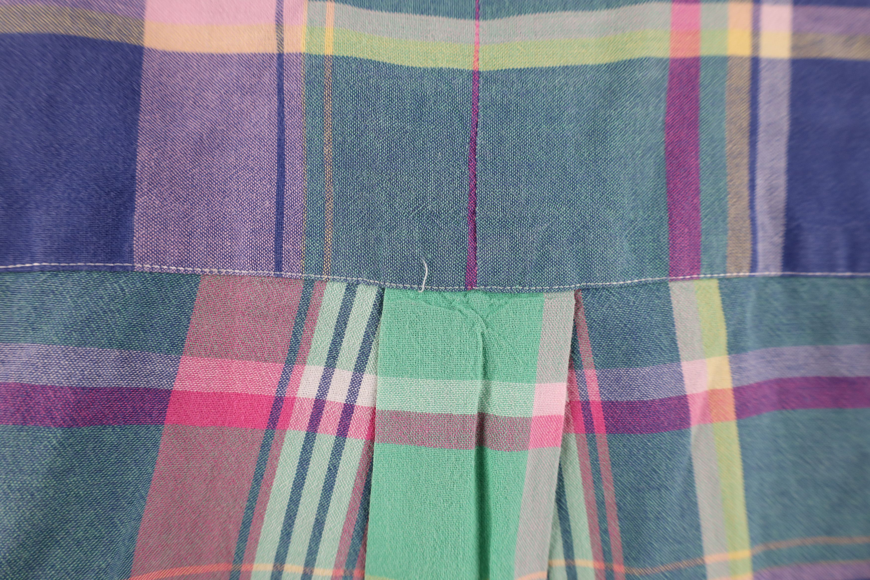 Ralph Lauren × Vintage Vintage 90s Ralph Lauren Madras Plaid Button Down Shirt Size US M / EU 48-50 / 2 - 8 Thumbnail