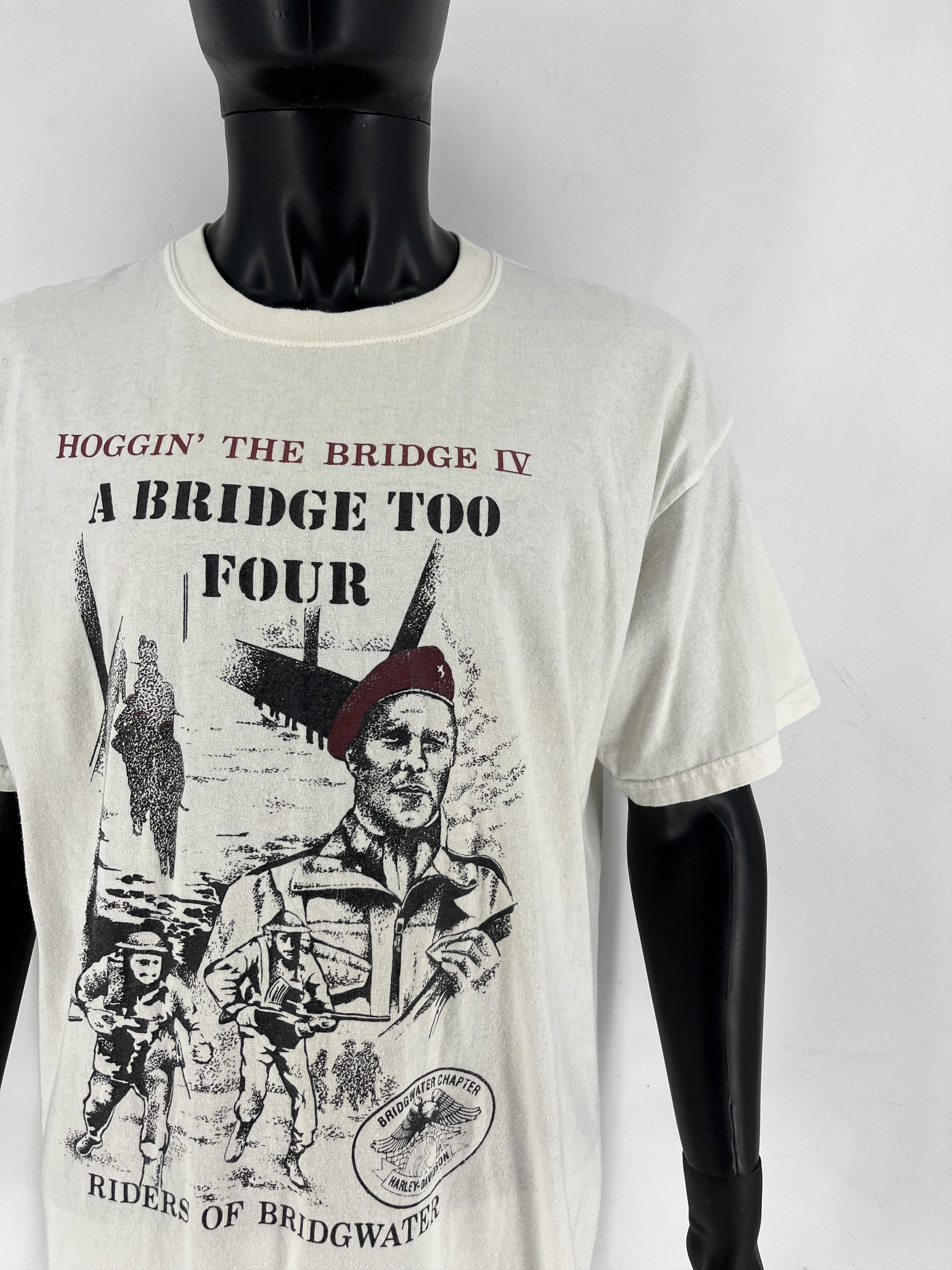 Harley Davidson RIDERS OF BRIDGEWATER "Hoggin' The Bridge IV" Biker Club Size US L / EU 52-54 / 3 - 7 Thumbnail