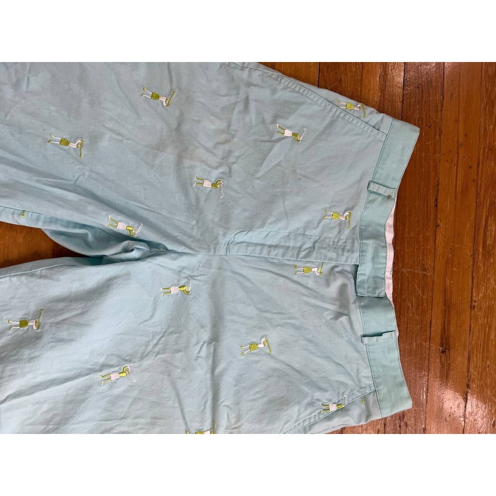 Lilly Pulitzer Lilly Pulitzer Pants Size Golfe Blue Beach 8 A000897 Size 36" / US 14 / IT 50 - 4 Thumbnail