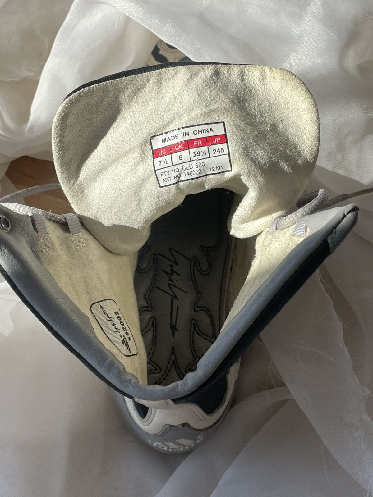 Adidas × Y-3 Adidas x Yohji Yamamoto 2002 sneakers Archive Pre-Y3 2001 Size US 7.5 / EU 40-41 - 6 Thumbnail