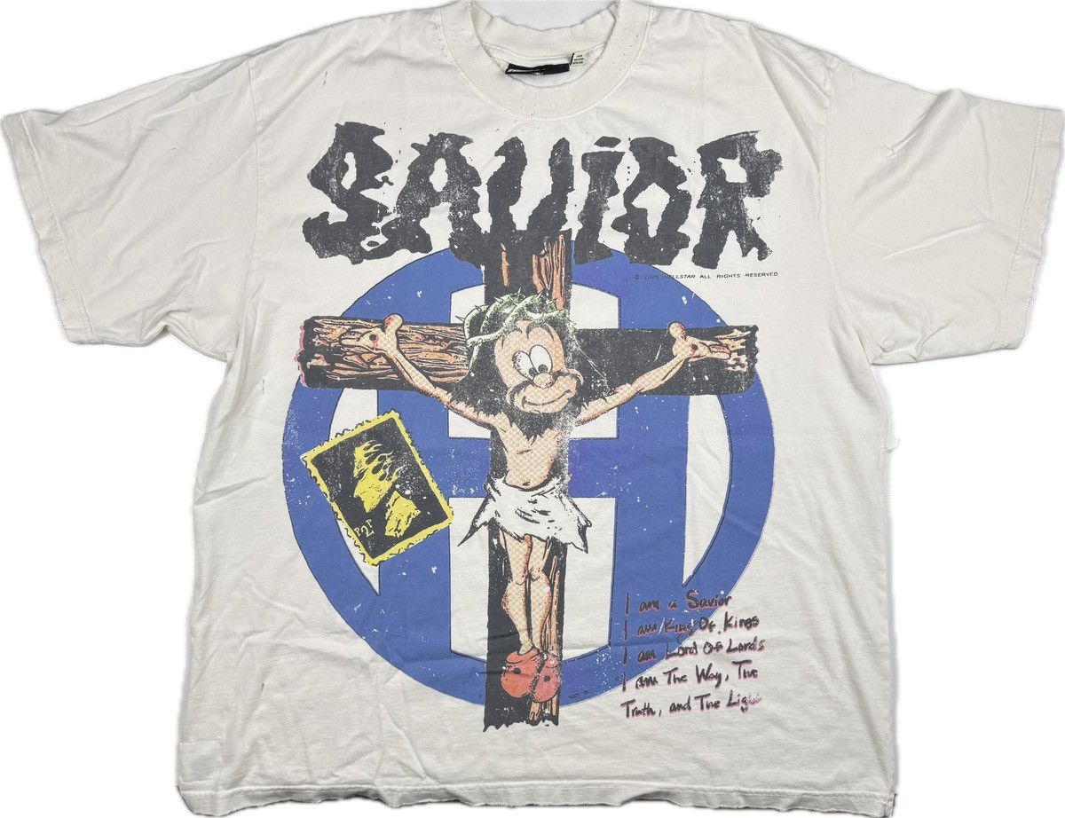 HELLSTAR Hellstar Cartoon Savior T-shirt Size 3XL Size US XXL / EU 58 / 5 - 1 Thumbnail
