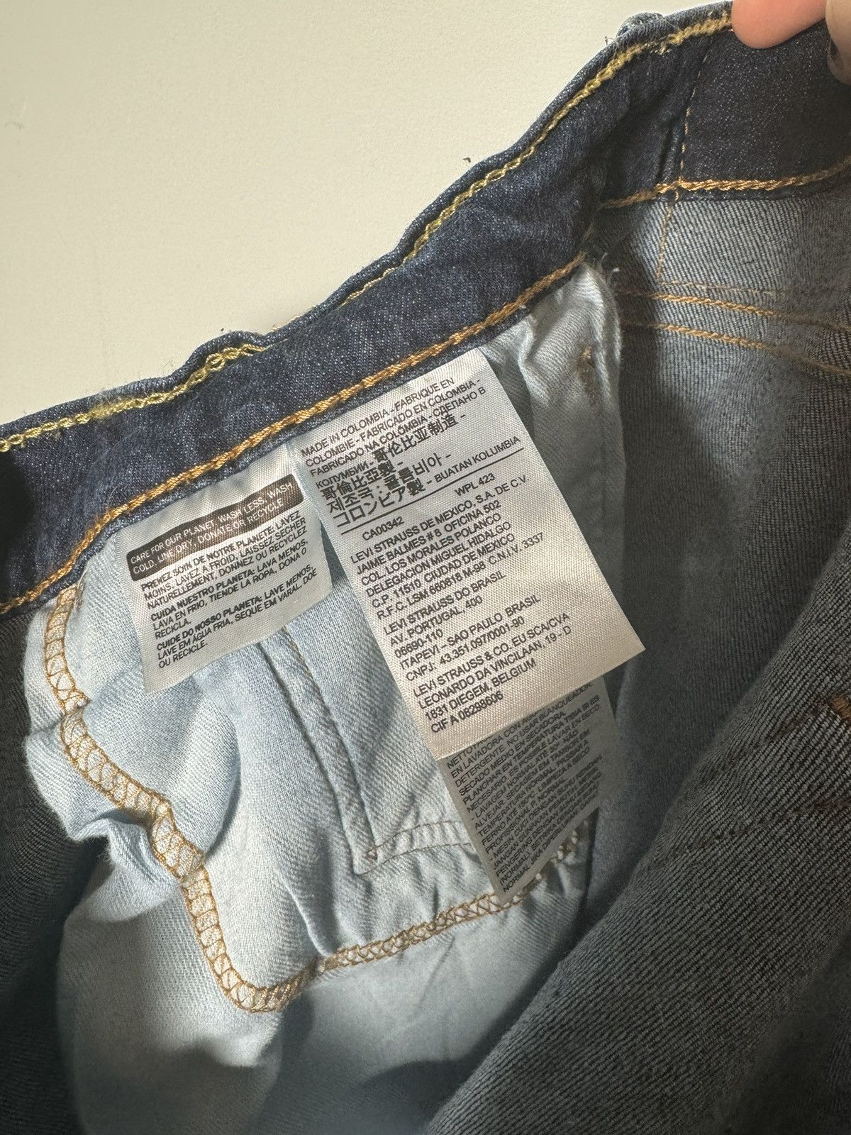 Levi's × Levi's Vintage Clothing Levi's Dark Blue 514 Oversized Denim Jeans 40x34 Size US 40 / EU 56 - 5 Thumbnail