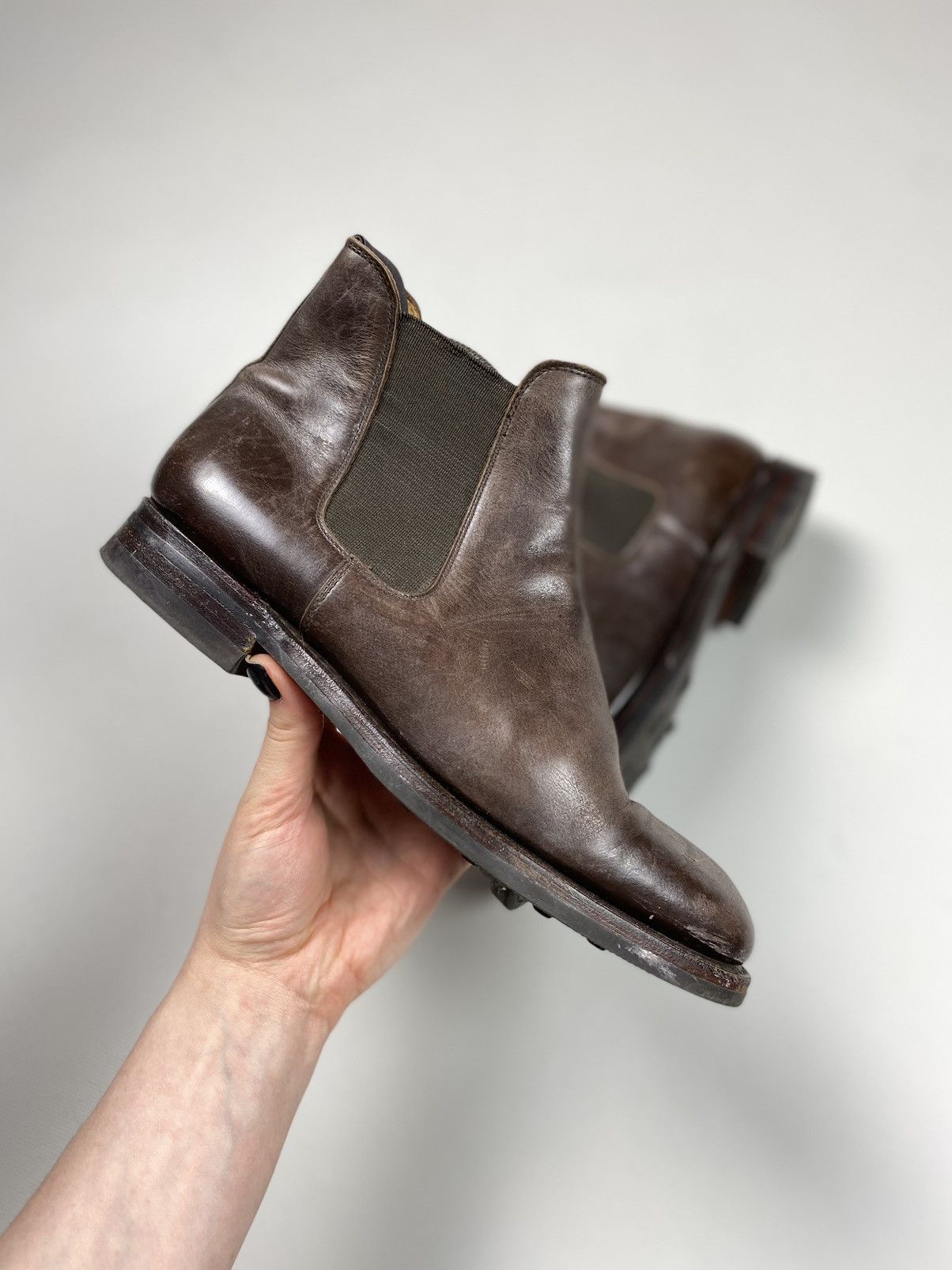 Crockett & Jones Crockett & Jones Gresham ladies leather Chelsea shoes boots Size US 9 / IT 39 - 13 Thumbnail