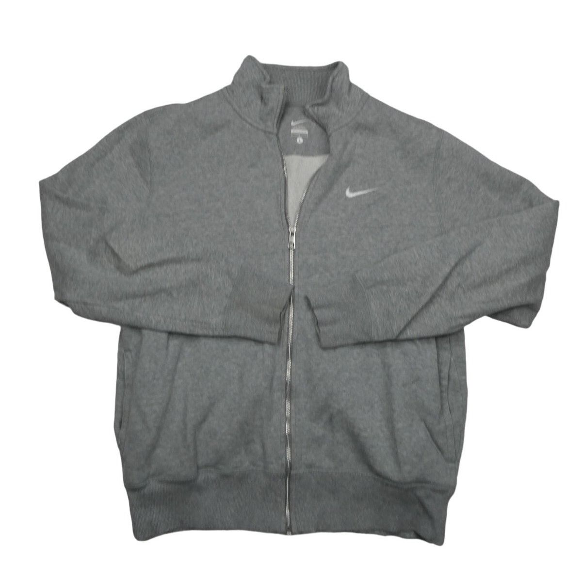 Nike NIKE full zip fleece sweatshirt, size: large, gray, 404541 Size US L / EU 52-54 / 3 - 1 Thumbnail