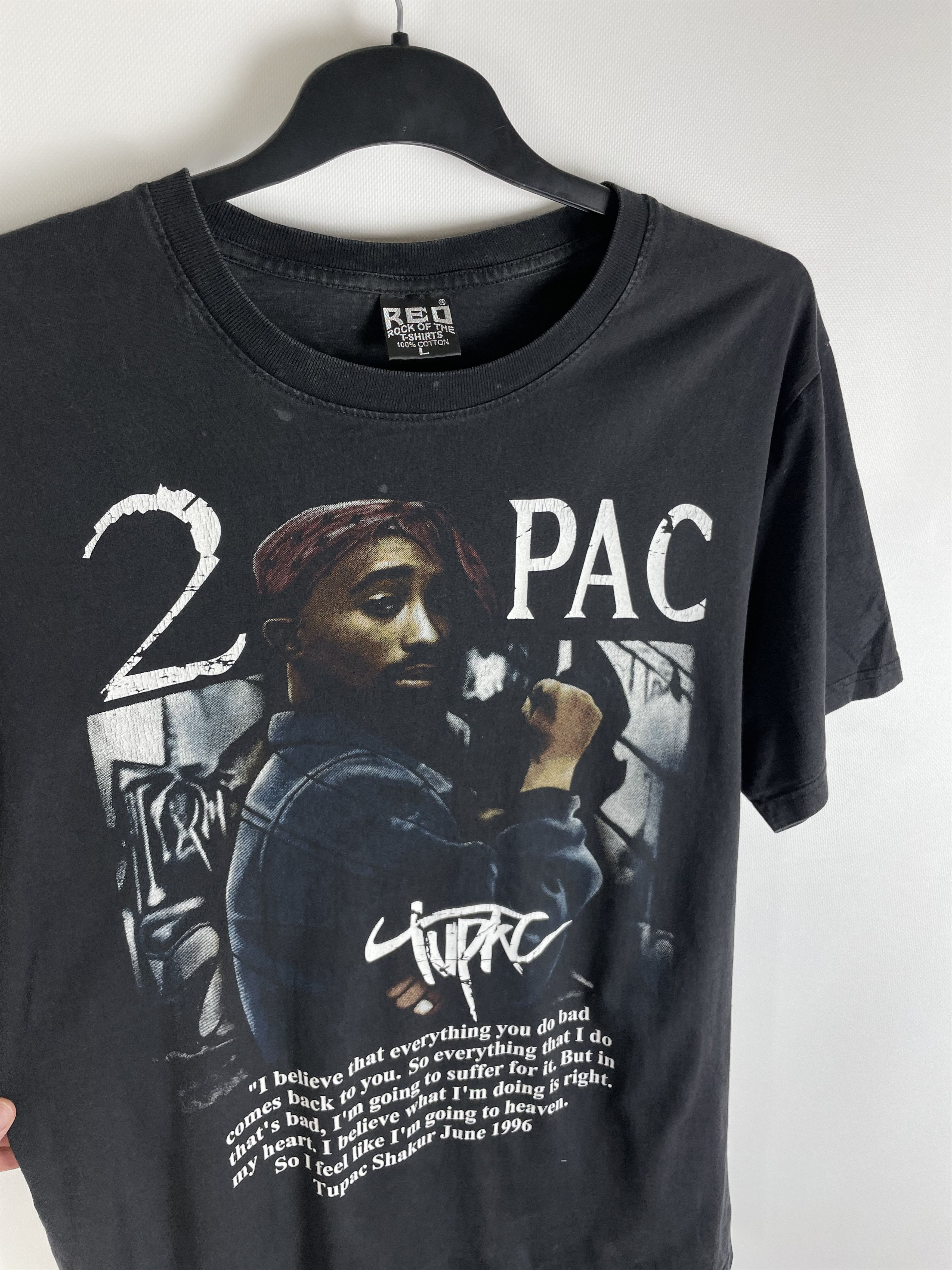 Rap Tees Vintage 2pac tee Size US L / EU 52-54 / 3 - 4 Thumbnail