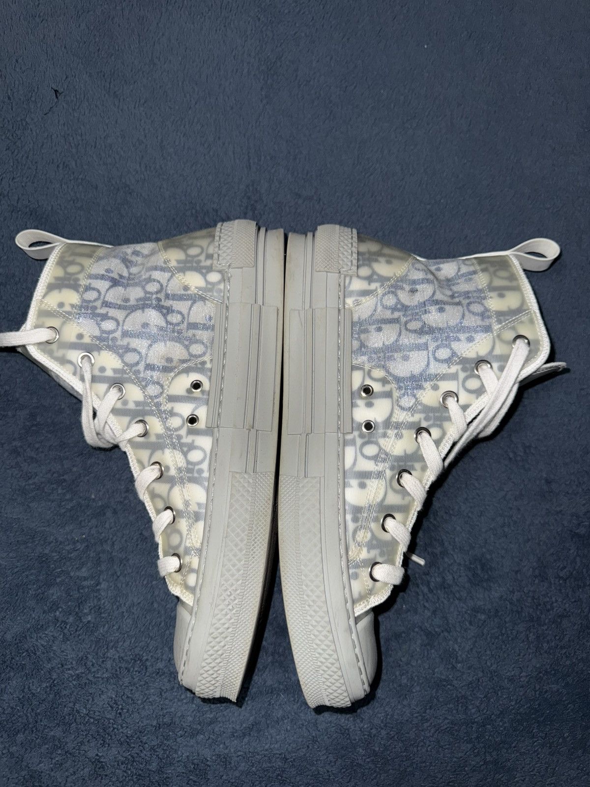 Dior Christian Dior high top logo sneakers Size US 9 / EU 42 - 4 Thumbnail