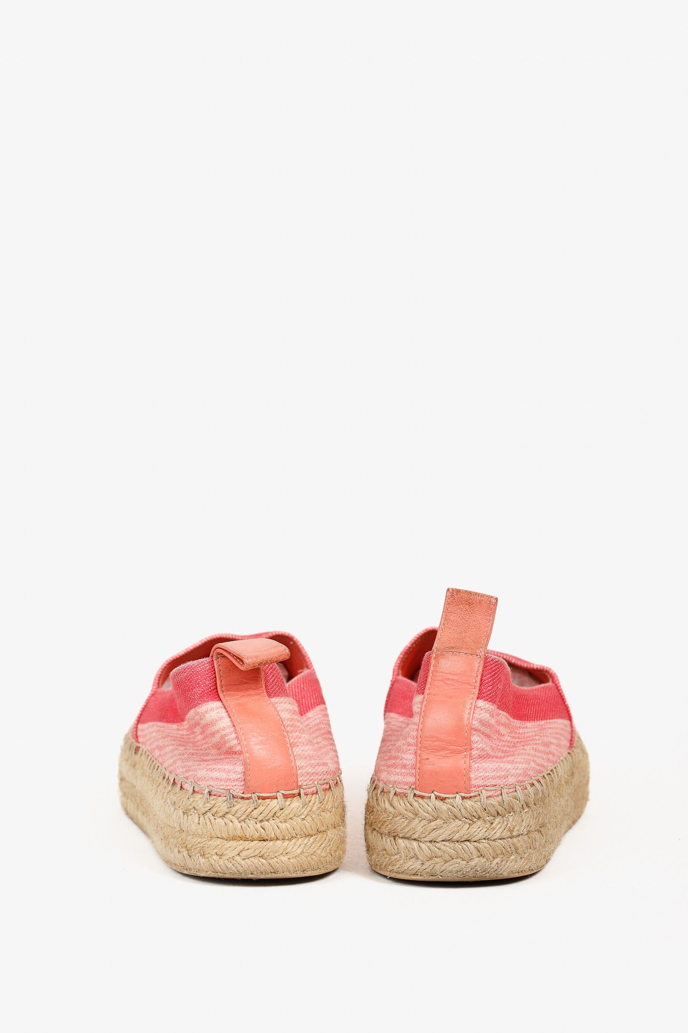 Louis Vuitton Louis Vuitton Pink Shore Embroidered-Logo Espadrilles Size US 7.5 / IT 37.5 - 4 Thumbnail