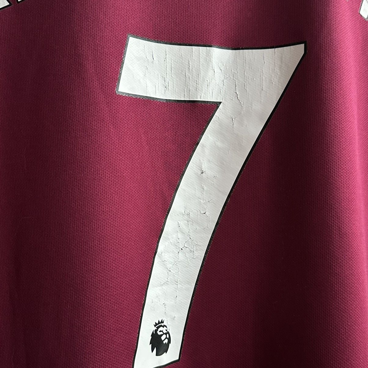Umbro Arnautovic #7 Umbro FC West Ham United 2017/19 Soccer Jersey Size US XL / EU 56 / 4 - 10 Thumbnail