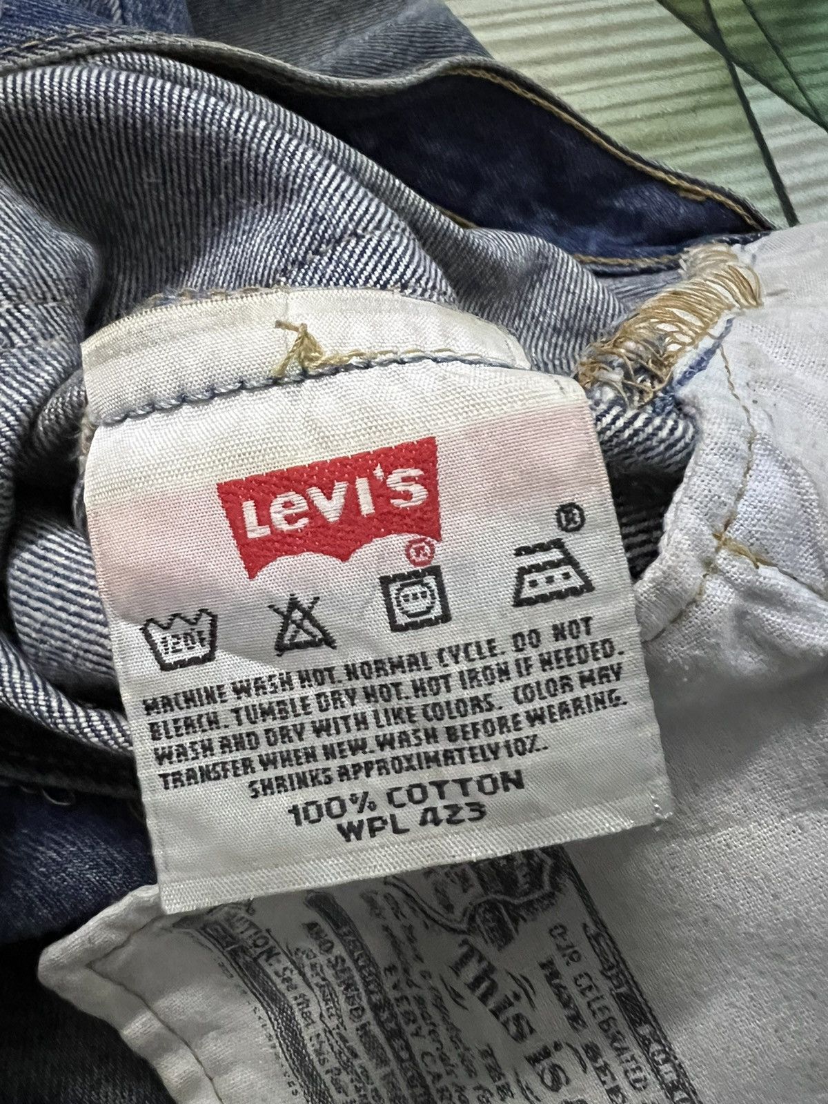 Levi's × Levi's Made & Crafted × Levi's Vintage Clothing VTG LEVIS 501XX MUD WASH BUTTON FLY DISTRESSED JEANS 💥 Size US 30 / EU 46 - 20 Thumbnail