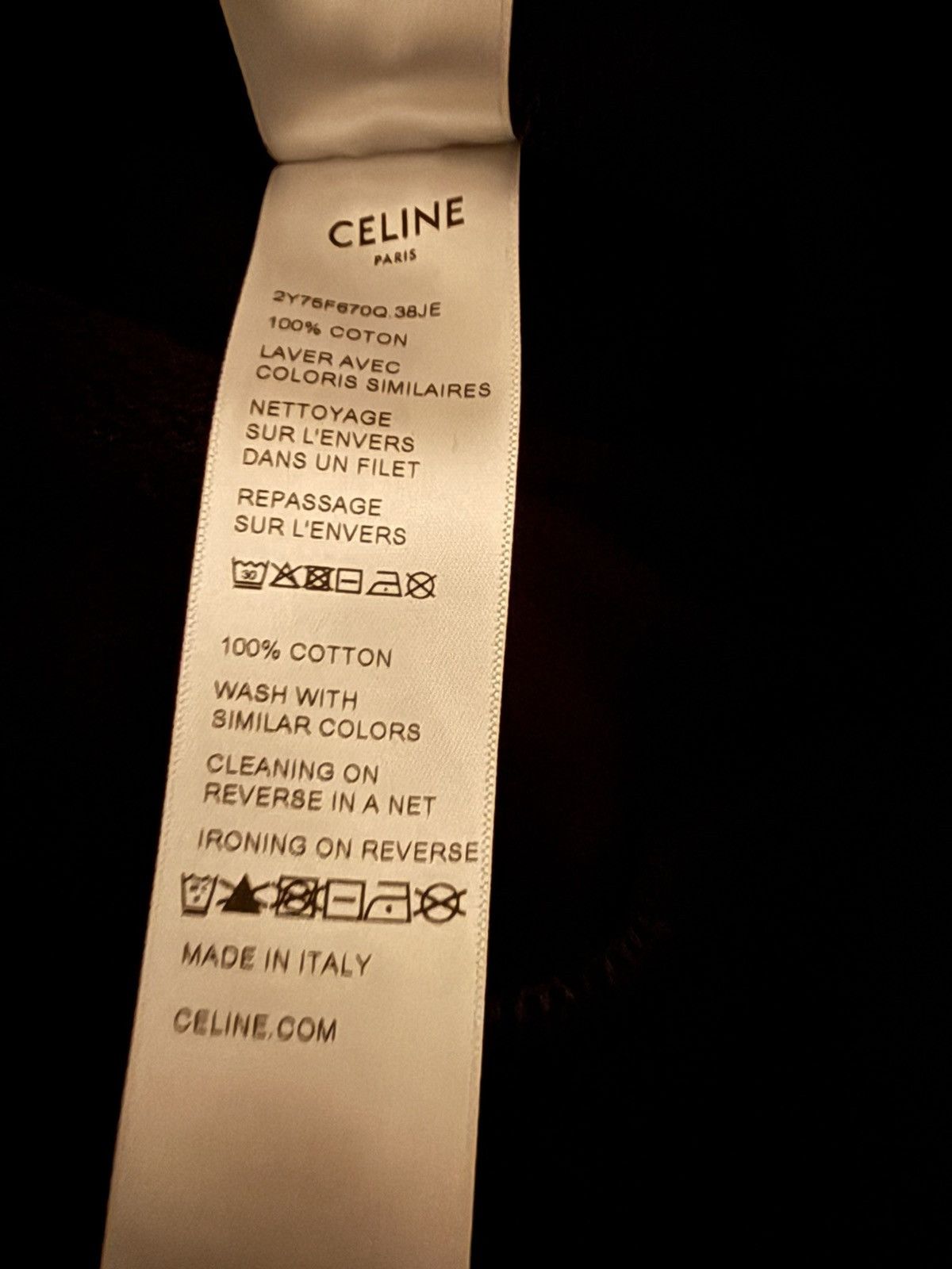 Celine Celine Loose Hoodie in Cotton Fleece Size US XL / EU 56 / 4 - 5 Thumbnail