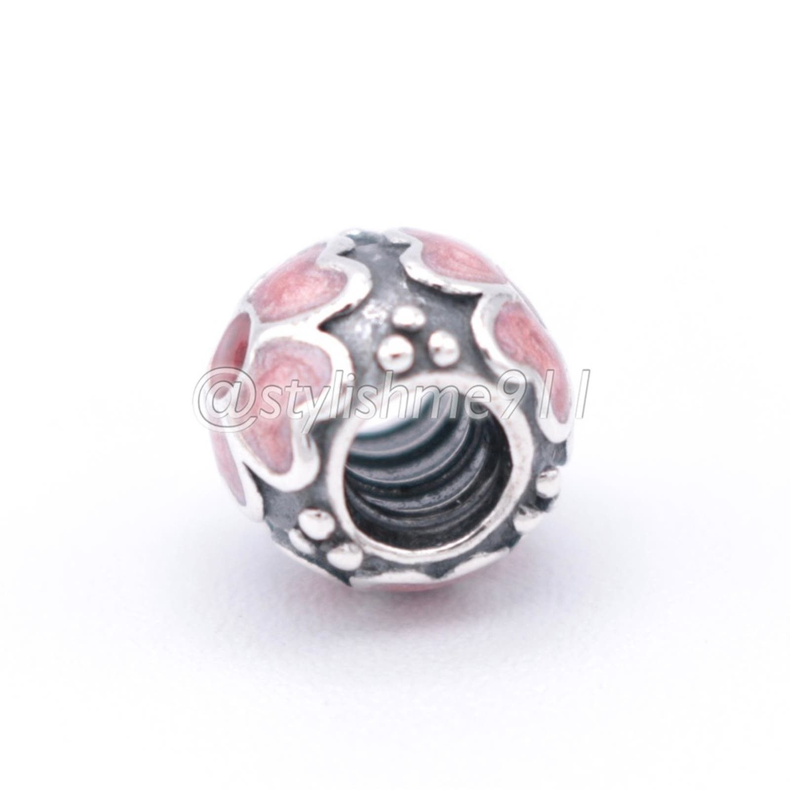 pandora Authentic PANDORA Red Daisy Charm - 790433ER Size ONE SIZE - 9 Thumbnail