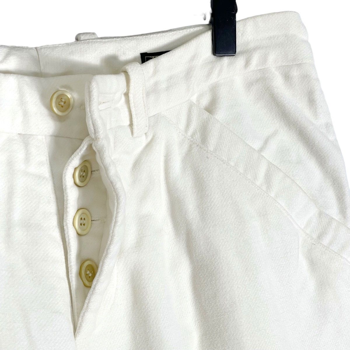 Versace Vintage Versace White Wide Leg Trousers Size 32" / US 10 / IT 46 - 7 Thumbnail