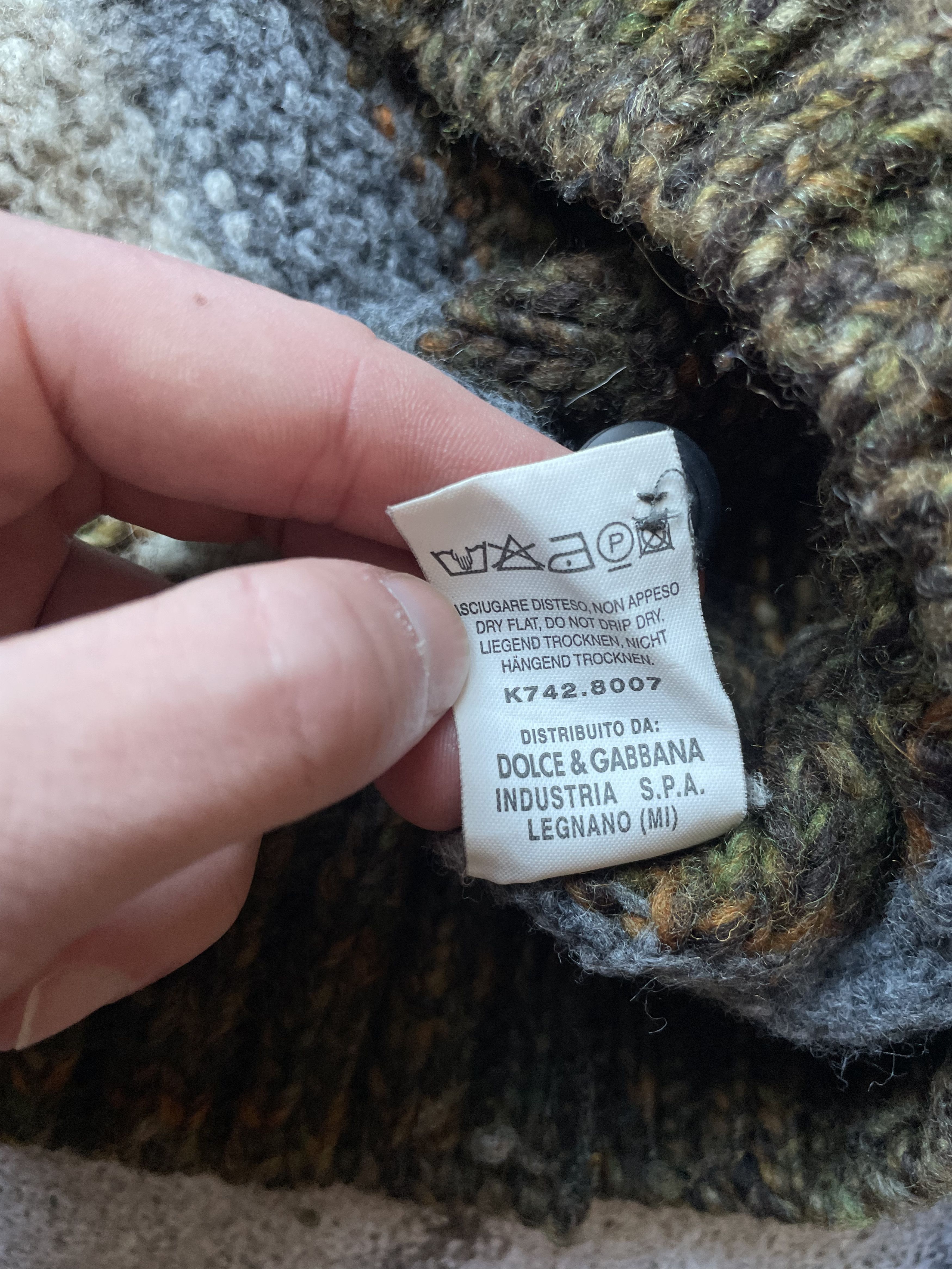 Dolce & Gabbana Archive D&G Dolce & Gabbana Alpaca Blend Striped Knit Size US XL / EU 56 / 4 - 11 Thumbnail