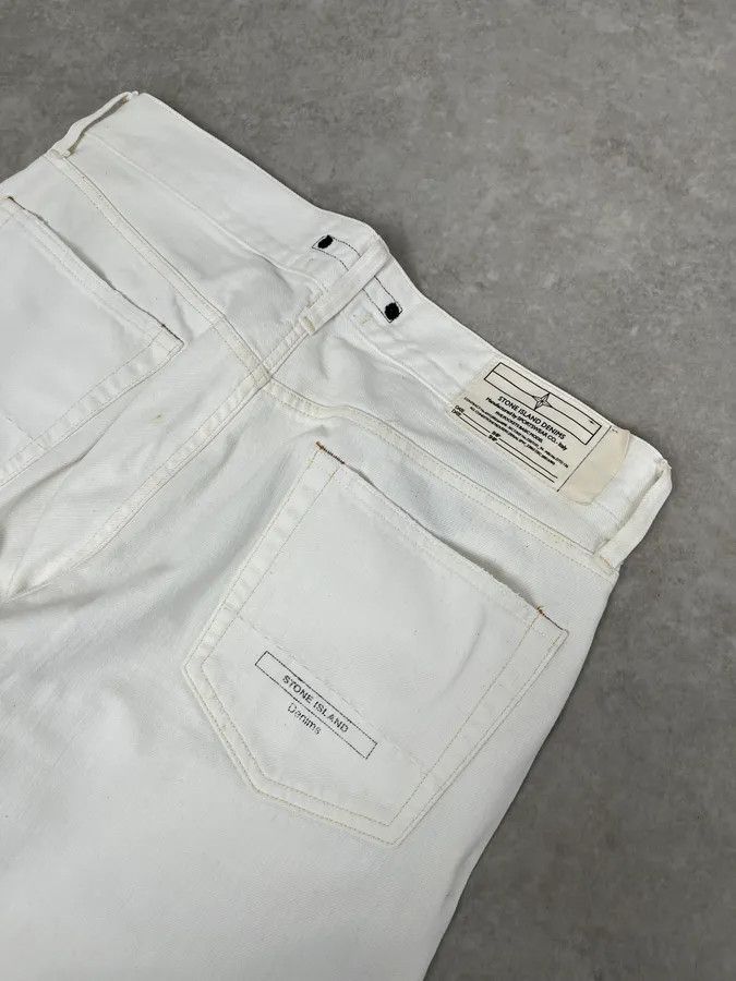 Stone Island Stone Island White Denim Jeans Size US 32 / EU 48 - 9 Thumbnail