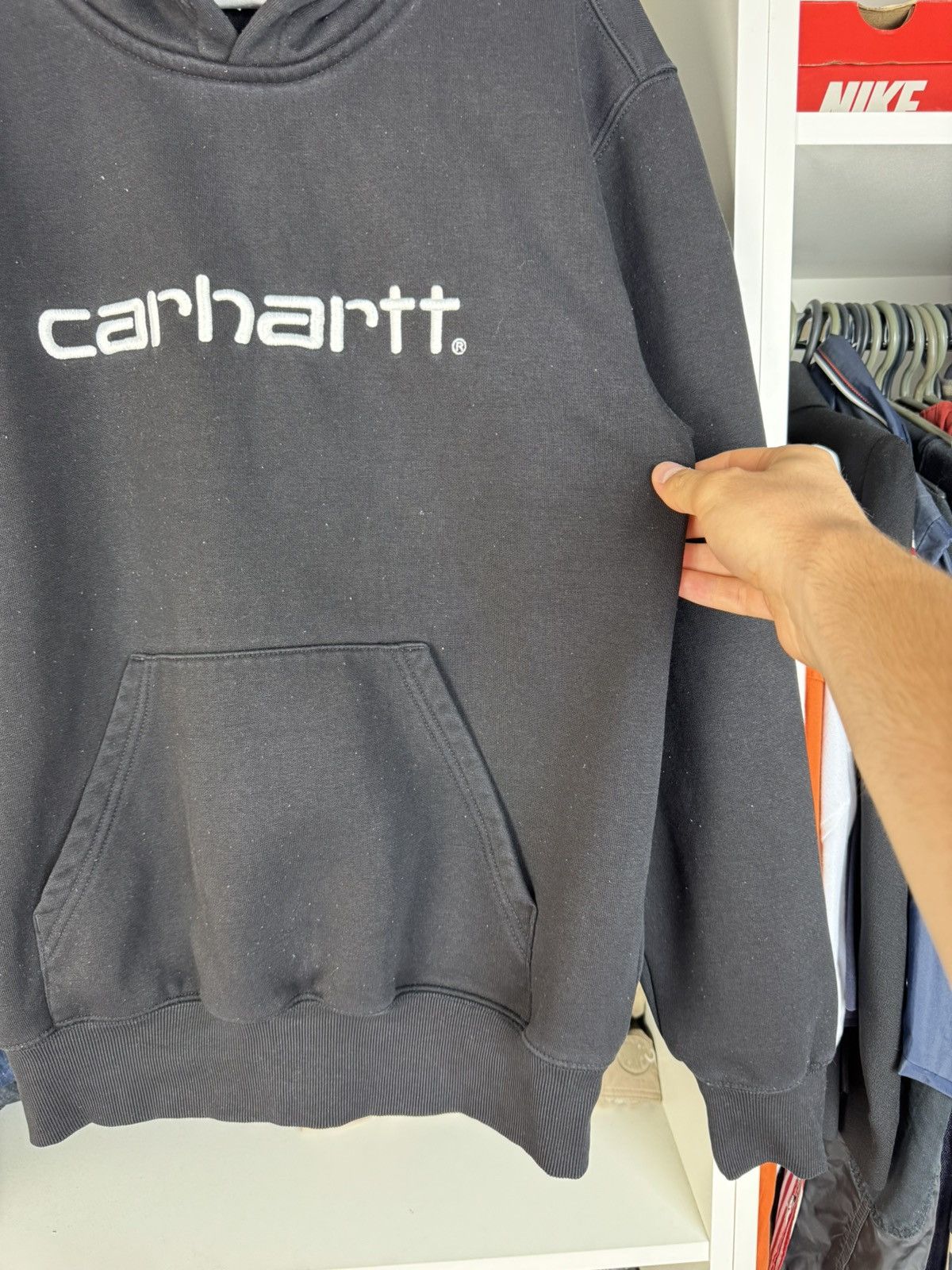 Carhartt Carhartt Big Logo Hooded Sweat Size US S / EU 44-46 / 1 - 9 Thumbnail