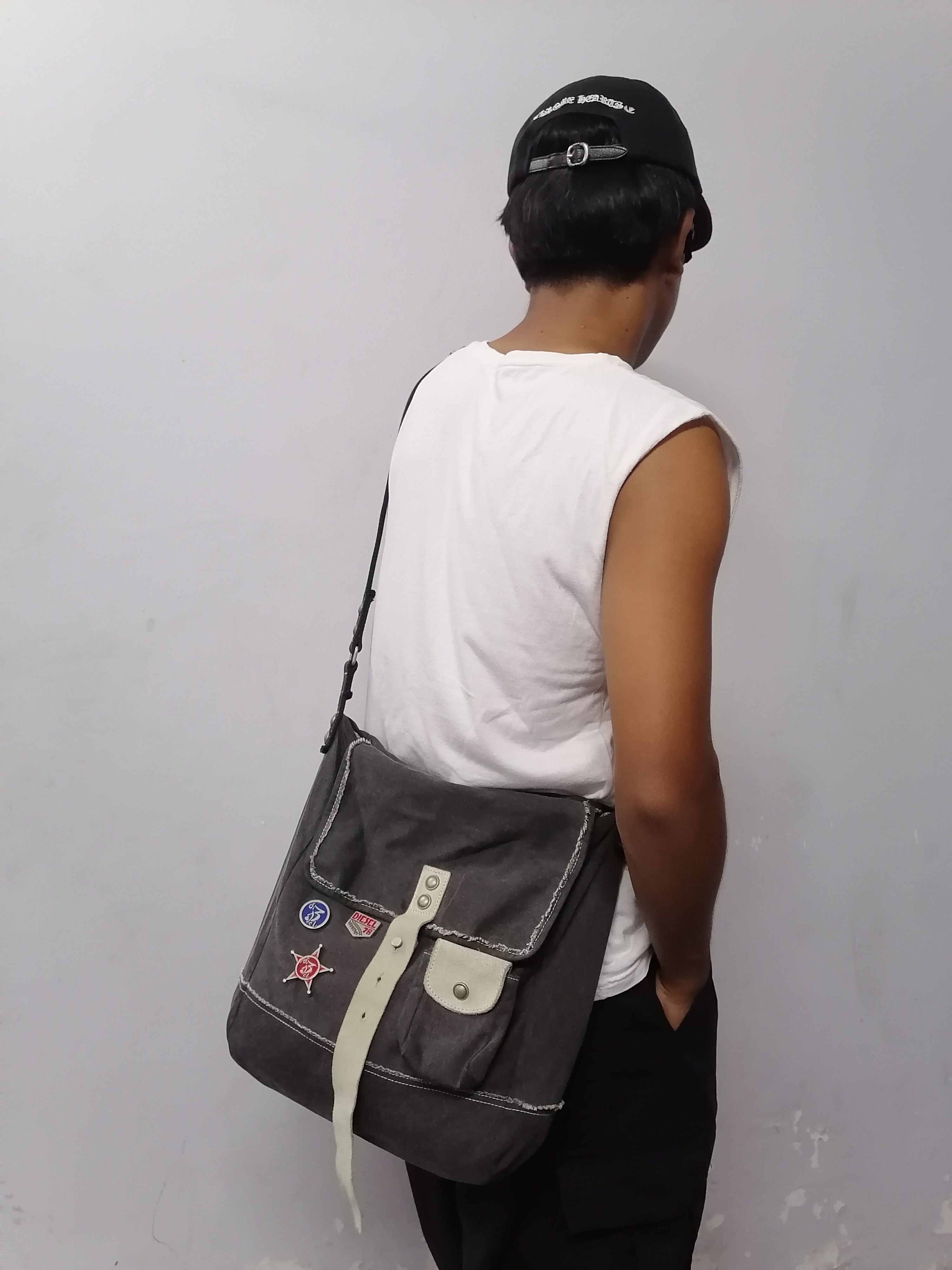 Diesel Diesel Industry Canvas Crossbody Bag Size ONE SIZE - 2 Thumbnail
