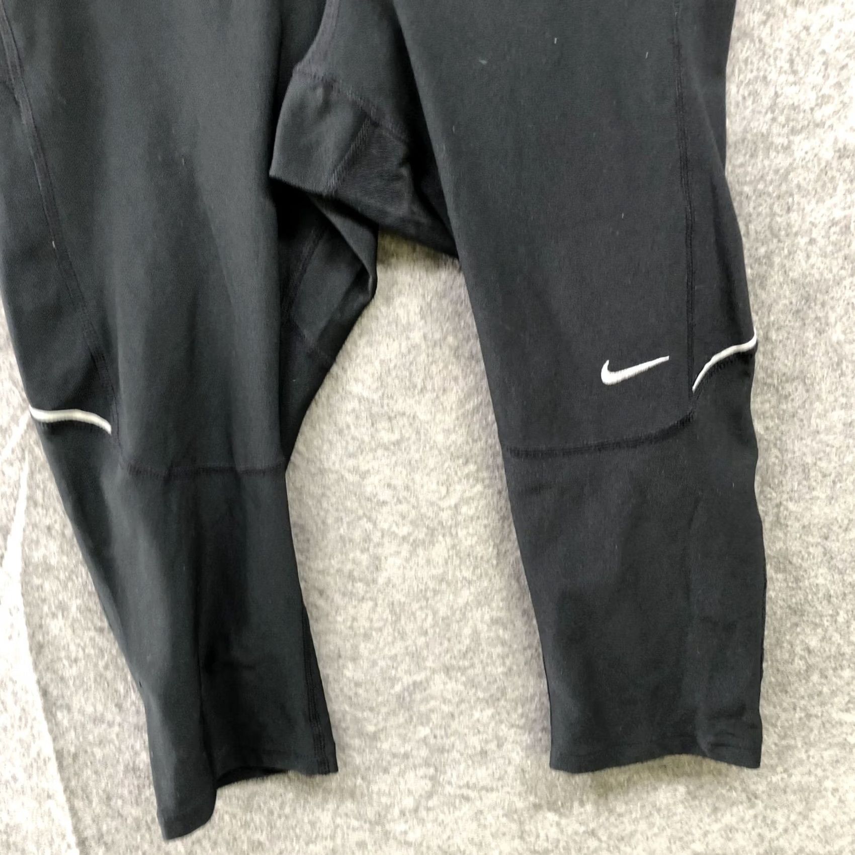 Nike Nike Running Capri Leggings Womens XS Black Stay Warm Zip Pocket Gym Size 26" / US 2 / IT 38 - 4 Thumbnail