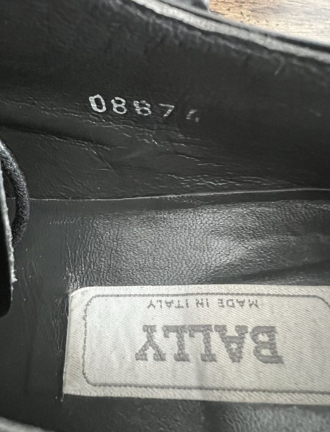Bally Bally Black Cap Toe Oxford Leather Shoes Made in Italy Size US 6.5 / EU 39-40 - 8 Thumbnail