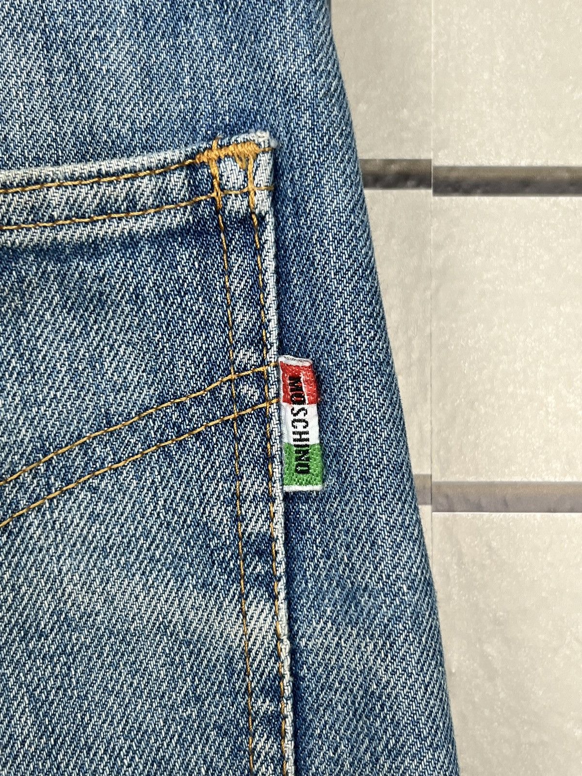 Moschino × Vintage Moschino Acid Wash Vintage Jeans Pants Size US 30 / EU 46 - 12 Thumbnail