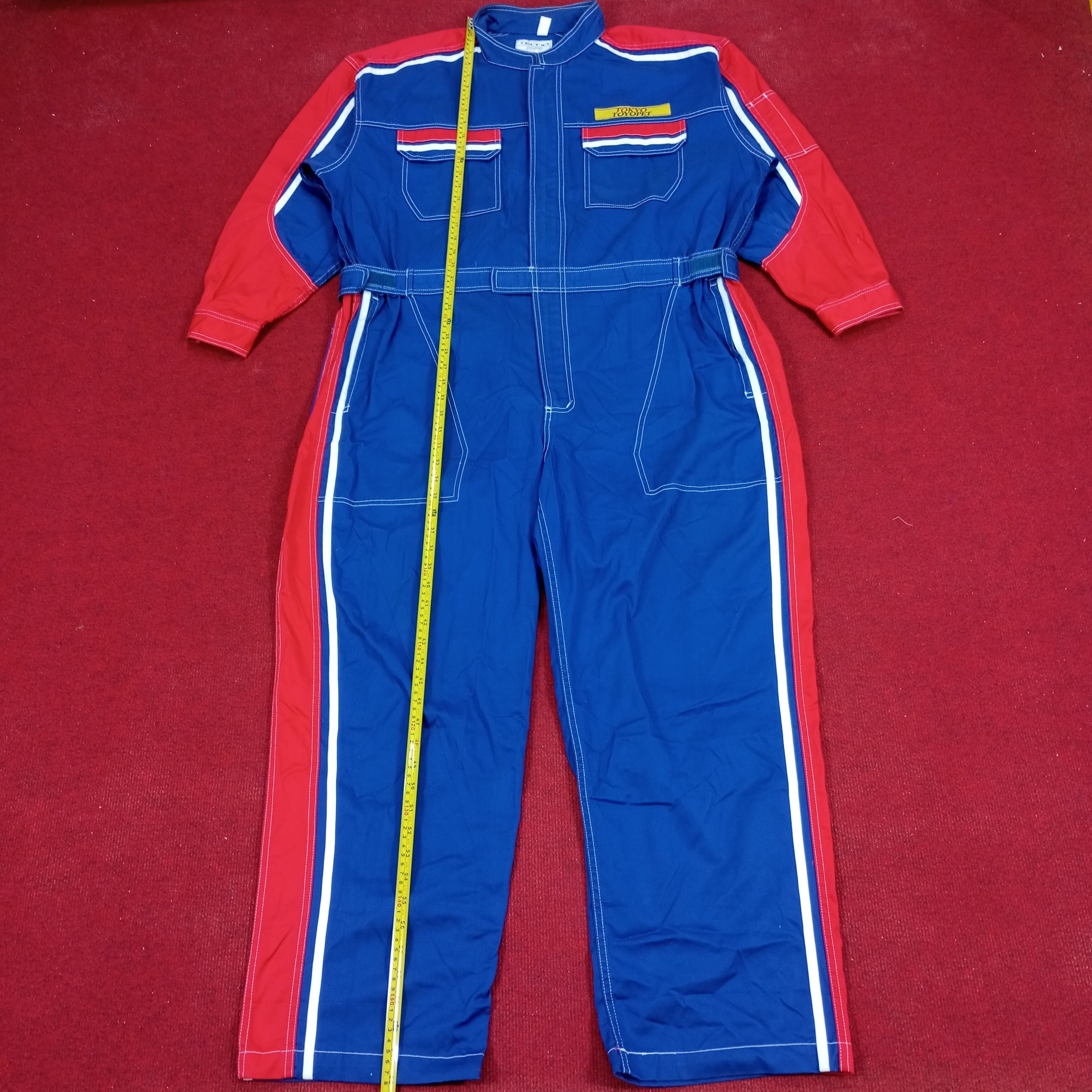 Japanese Brand × Vintage Toyota Tecno Japanese Motorsports Coverall Jacket Size US XXL / EU 58 / 5 - 7 Thumbnail