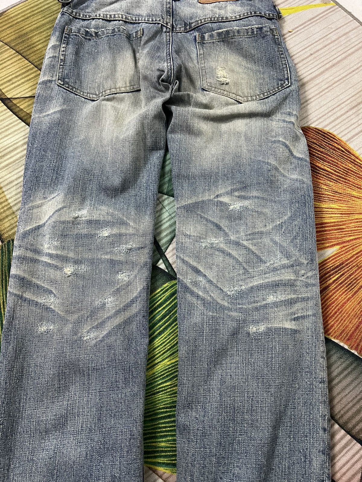 If Six Was Nine × Japanese Brand × Seditionaries HUNDREDCLUB SEARCH AND DESTROY ANARCHY DISTRESSED JEANS Size US 28 / EU 44 - 11 Thumbnail