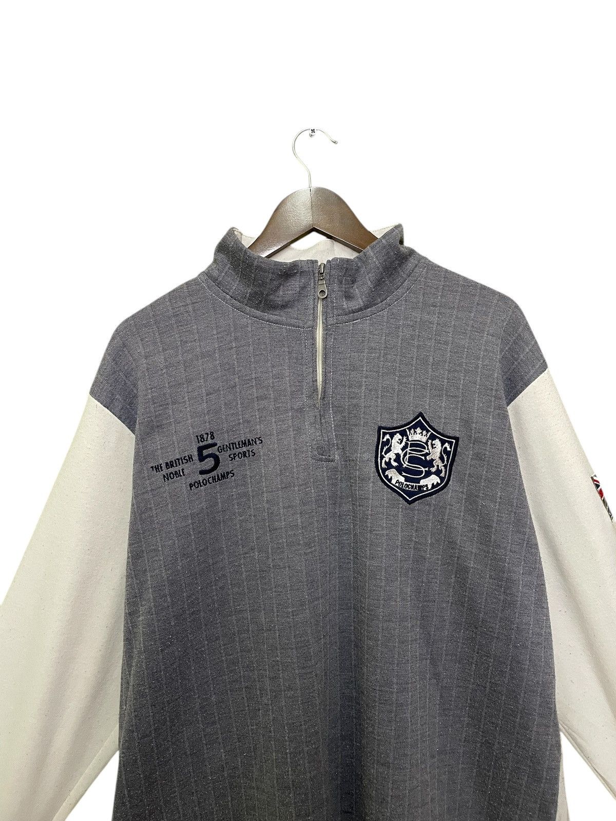 Other POLO CHAMPS half zipper embroidered smalll logo sweatshirt Size US XL / EU 56 / 4 - 4 Thumbnail