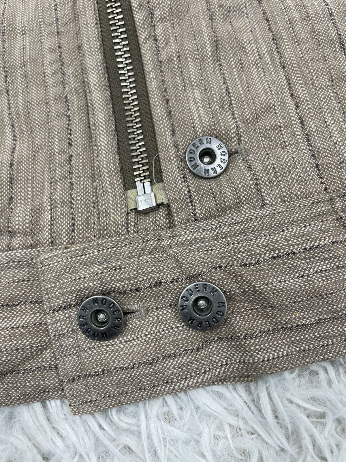 Japanese Brand MODERM Personality Pursuing Type Buttons & Zipper Jacket Size US L / EU 52-54 / 3 - 5 Thumbnail
