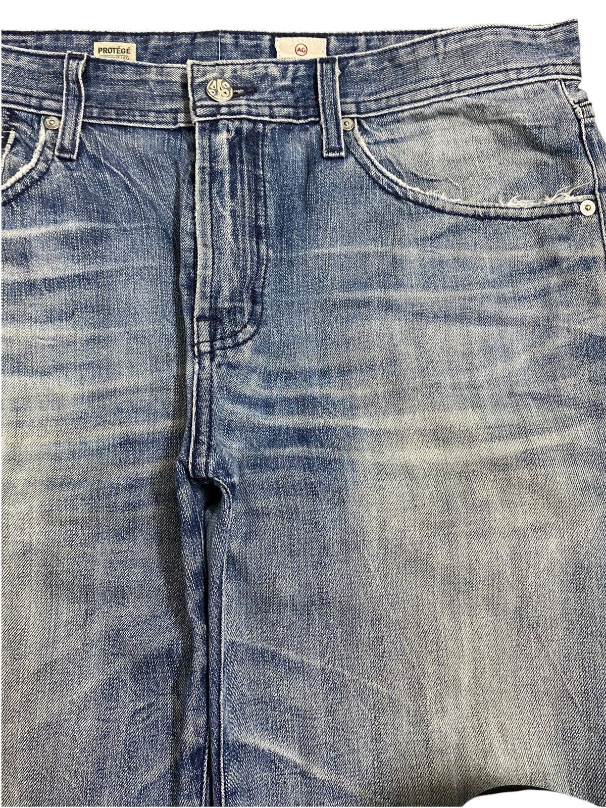 AG Adriano Goldschmied Vintage Adriano Goloschmieo Faded Distressed Loose Jeans Size US 36 / EU 52 - 6 Thumbnail