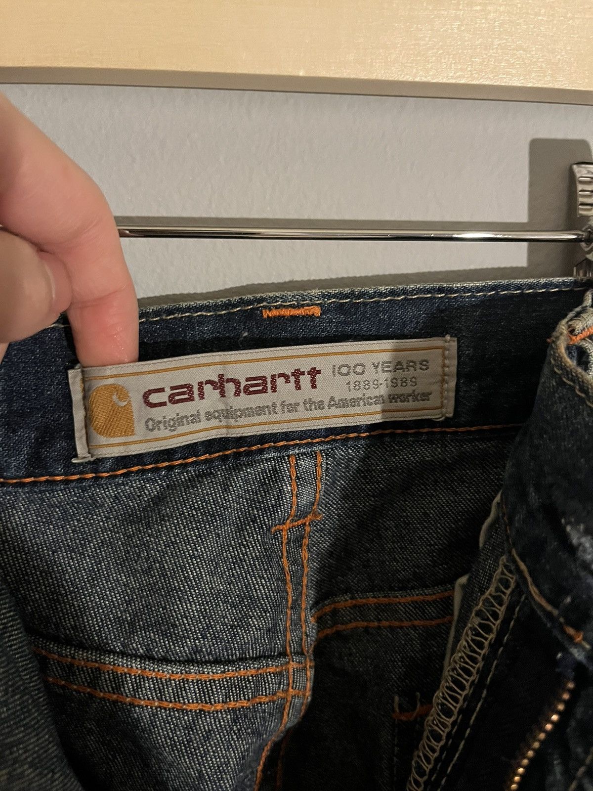 Carhartt Vintage Baggy 1989 Carhartt Jeans 100 Anniversary Edition Size US 29 - 7 Thumbnail