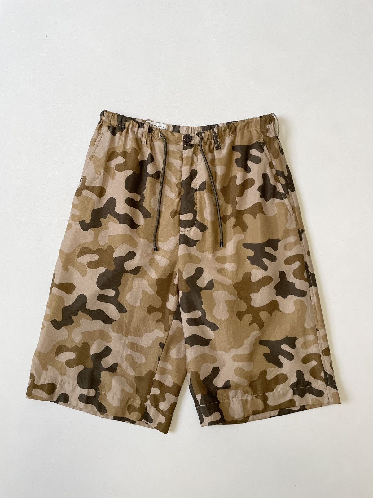 Dries Van Noten Desert Camo Boxy Utility Shorts Size US 32 / EU 48 - 14 Thumbnail