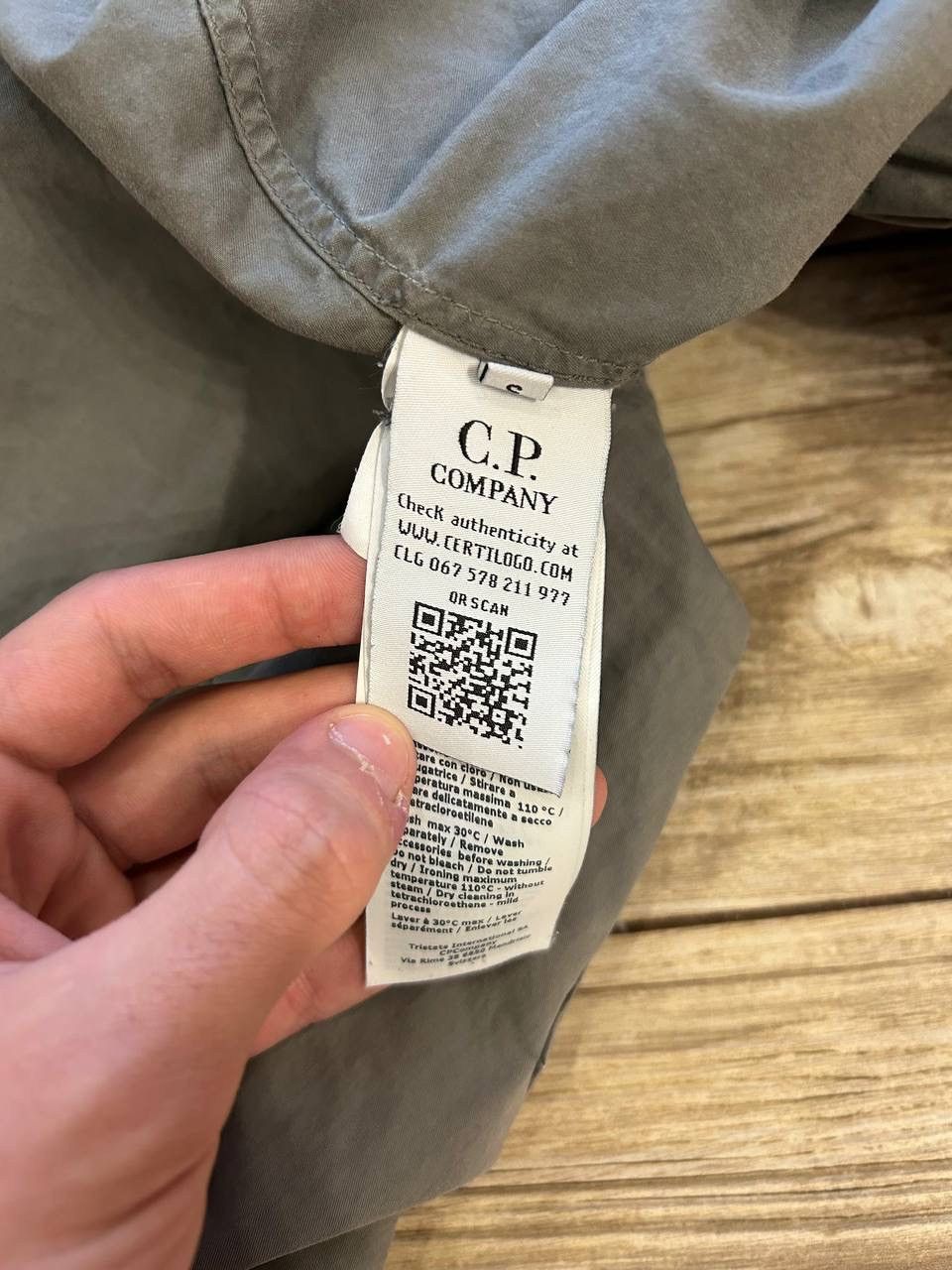 C.P. Company C.p Company Grey Oversshirt Size US S / EU 44-46 / 1 - 9 Thumbnail