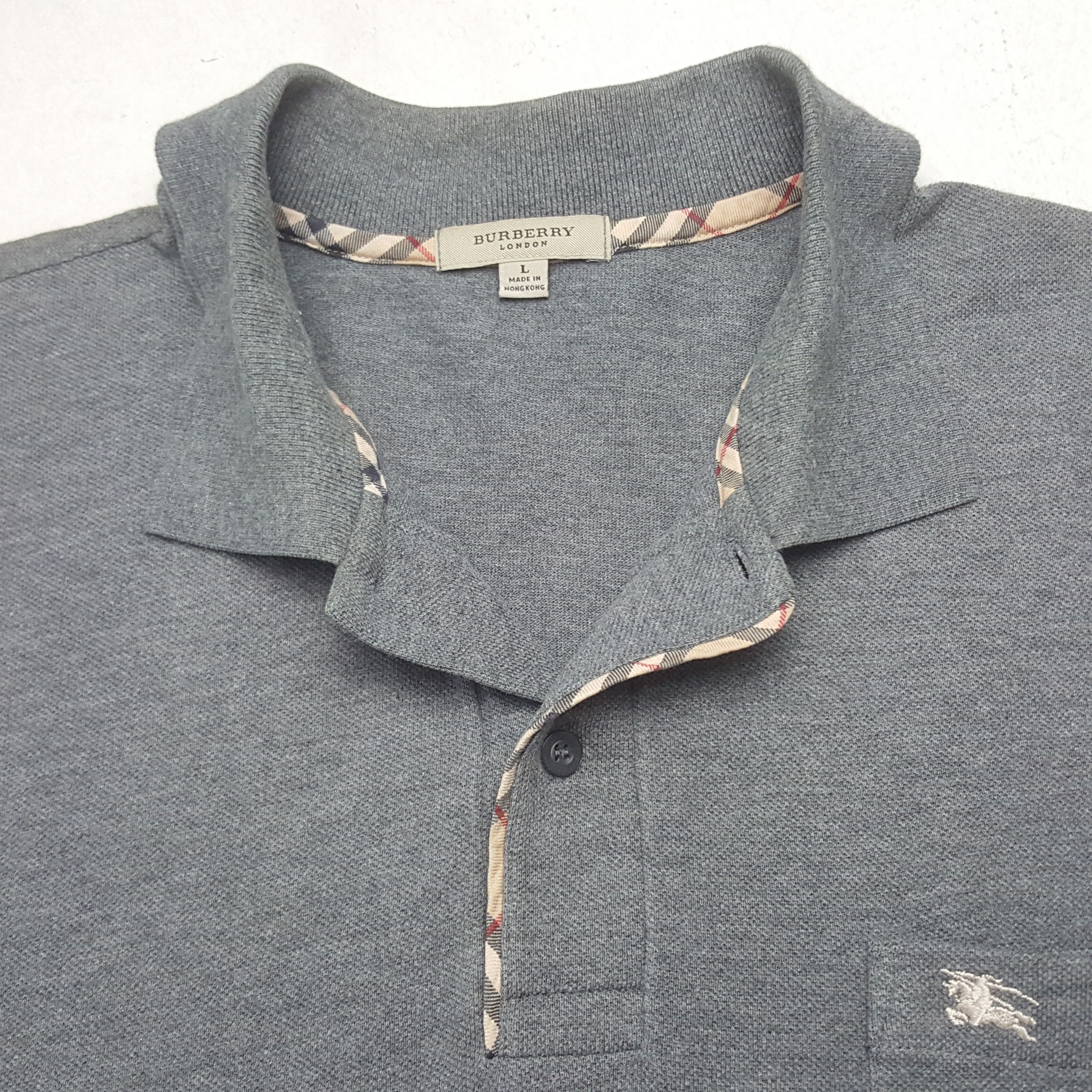 Burberry Vintage Burberry London Polos Shirt Size US L / EU 52-54 / 3 - 4 Thumbnail