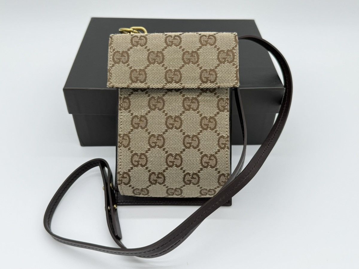 Gucci Gucci GG Canvas Shoulder Bag – Beige with Gold Hardware Size ONE SIZE - 1 Thumbnail