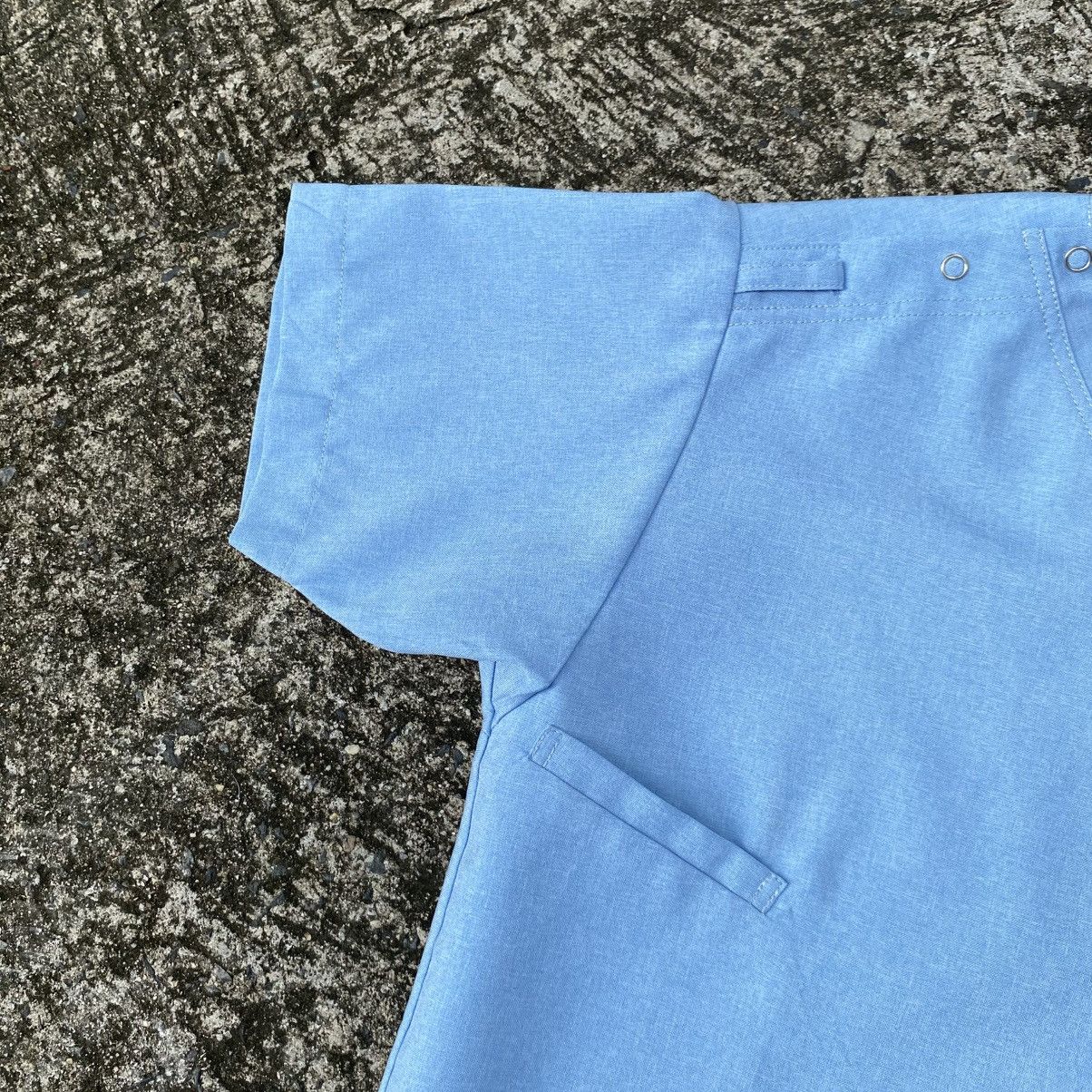 Dickies FOLK Dickles Light Blue V-Neck Scrub Top – Dickies Workwear Size S / US 4 / IT 40 - 5 Thumbnail