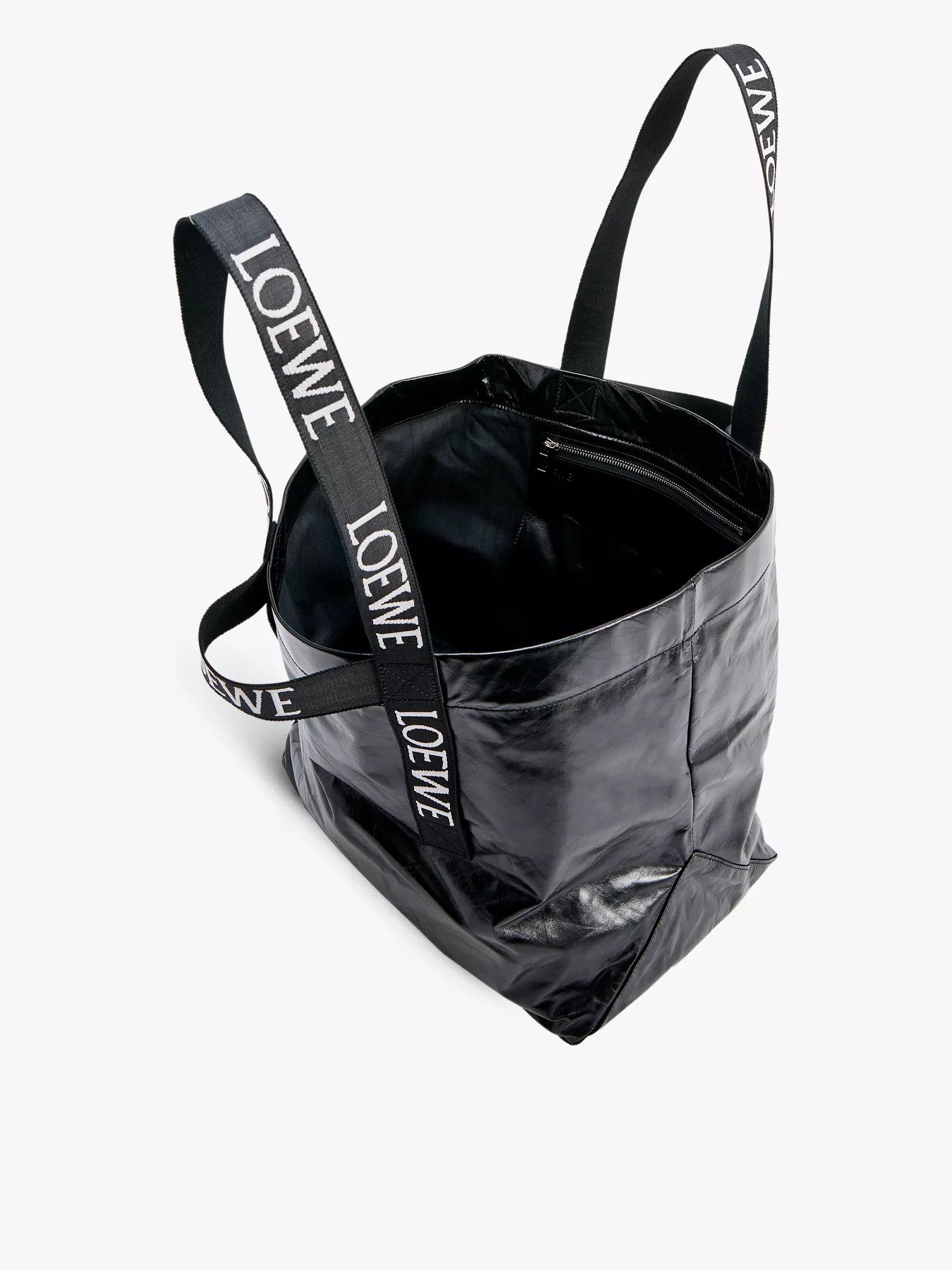 Loewe LOEWE Fold black twin handle lightweight leather tote bag Size ONE SIZE - 5 Thumbnail