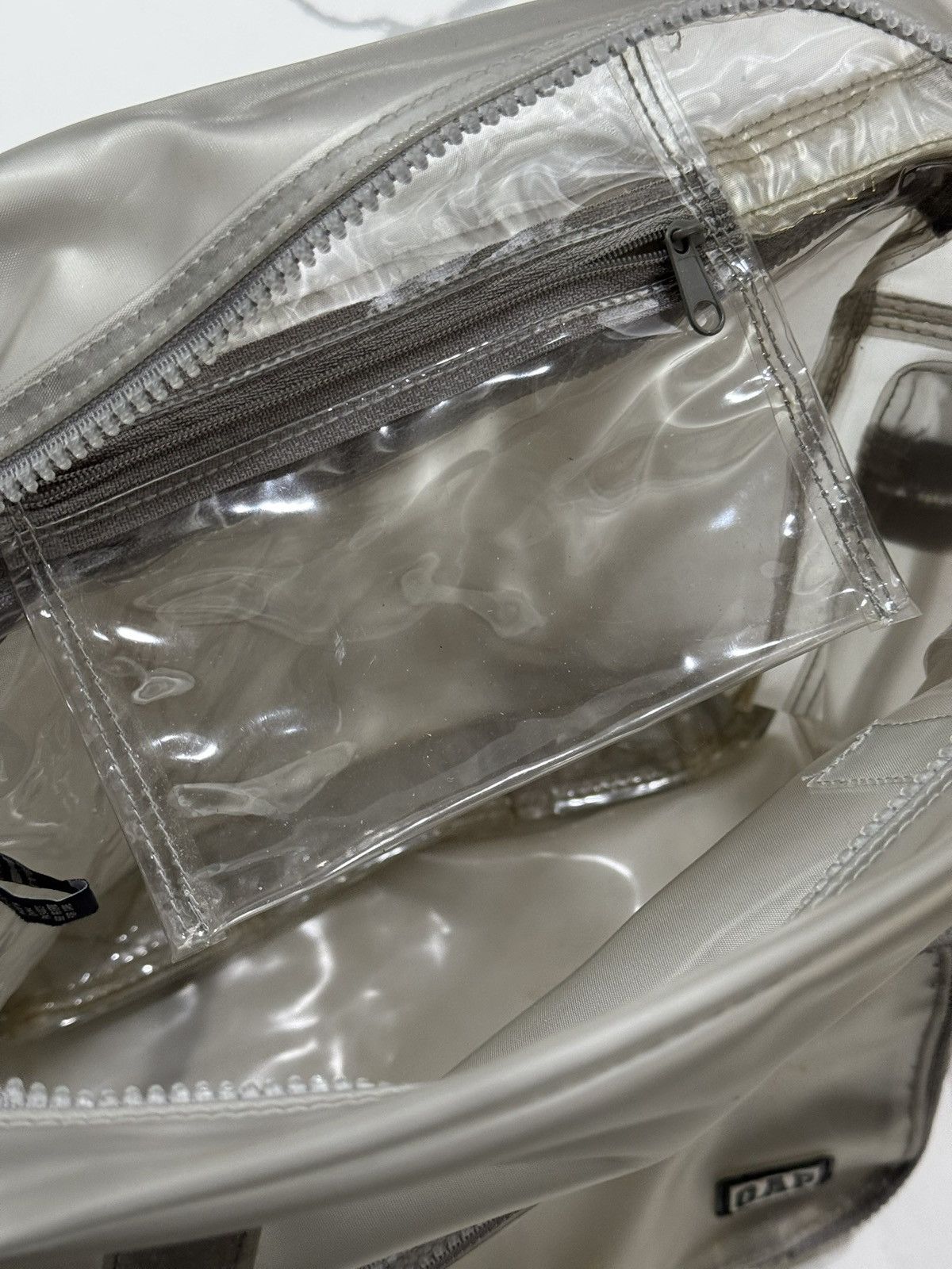 Gap Vintage Y2K GAP Technical Clear Multi-Pocket Backpack Size ONE SIZE - 10 Thumbnail