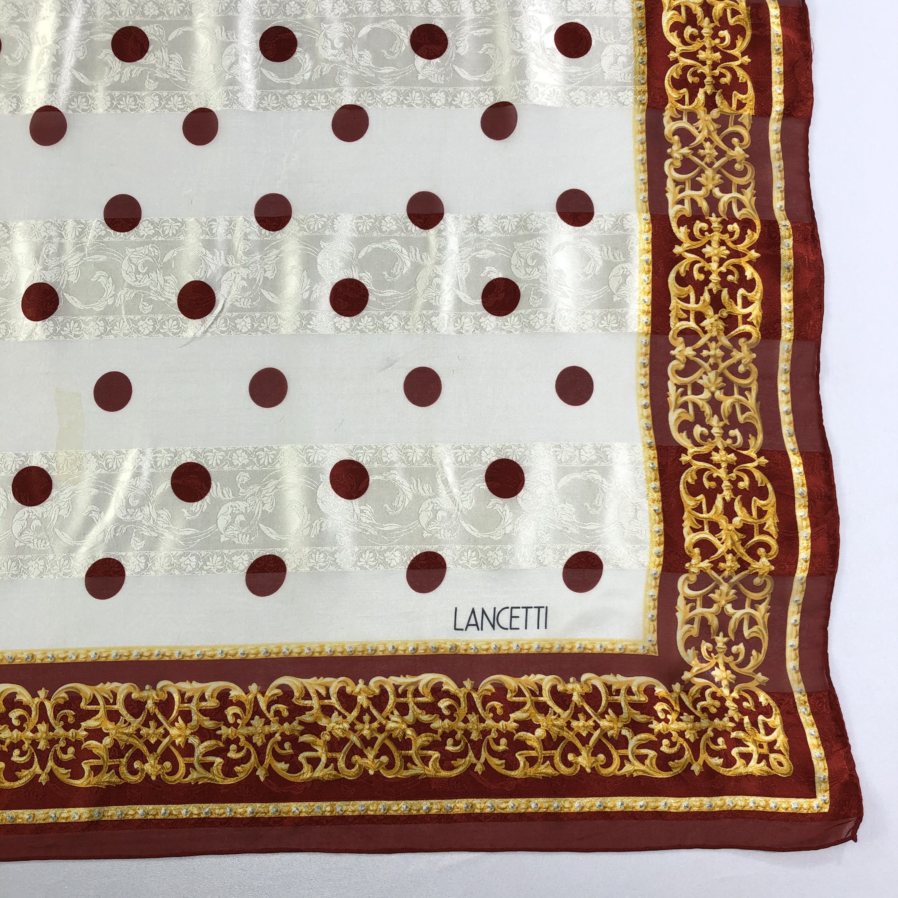 Lui di Lancetti × Vintage Vintage Lancetti Silk Scarf Size ONE SIZE - 3 Thumbnail