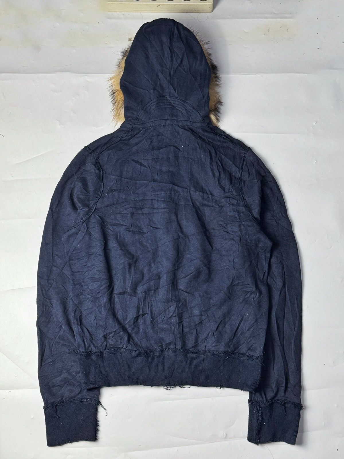 If Six Was Nine × Japanese Brand × Le Grande Bleu (L.G.B.) Fur Hoodie Japanese Distressed Ruehl Ifsix lgb style Size US L / EU 52-54 / 3 - 5 Thumbnail