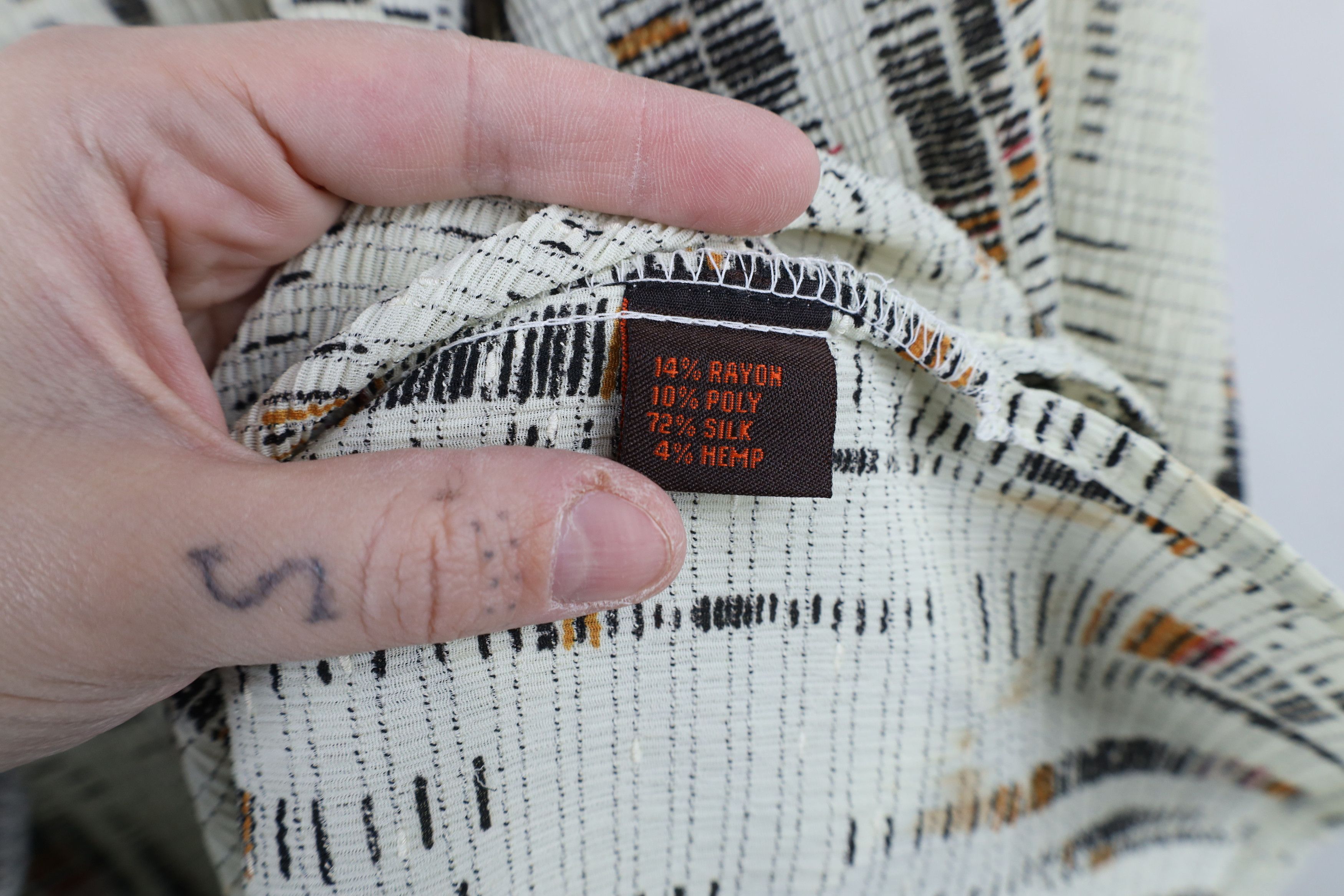 Vintage Vintage 90s Streetwear Hemp Blend Short Sleeve Button Shirt Size US XL / EU 56 / 4 - 6 Thumbnail