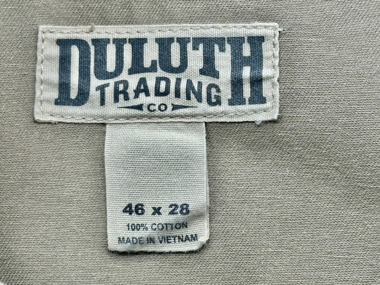 Duluth Trading Company Duluth Trading Straight Leg Flat Front Chinos Brown XL 46/28 Size US 36 / EU 52 - 6 Thumbnail