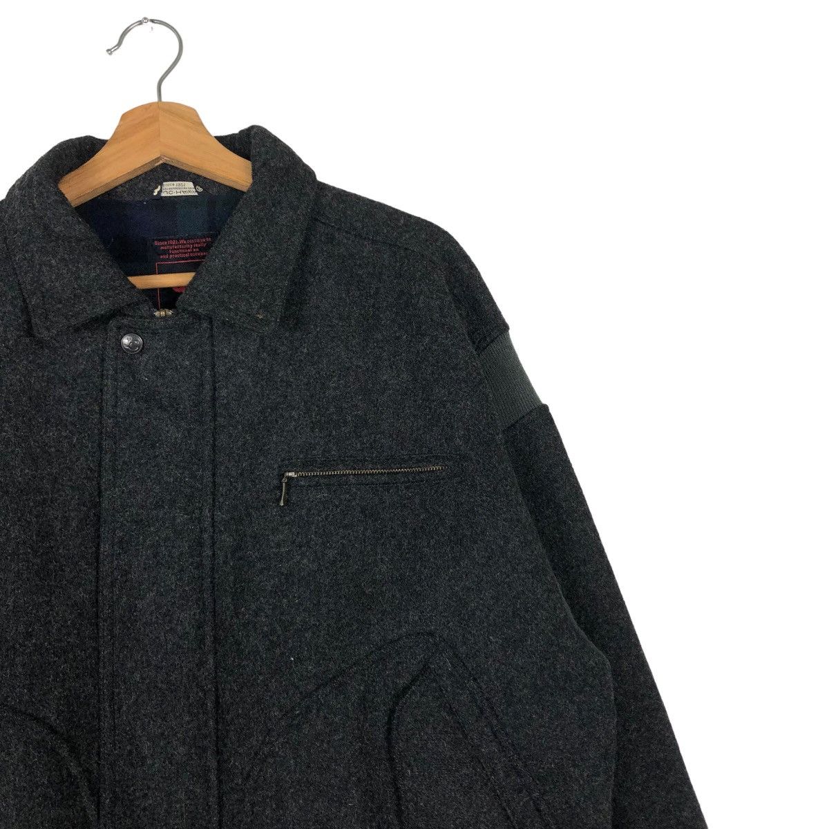 Issey Miyake 🔥Vintage Biker Wool Jacket JC Haward Blanket Tartan Japan Size US M / EU 48-50 / 2 - 6 Thumbnail