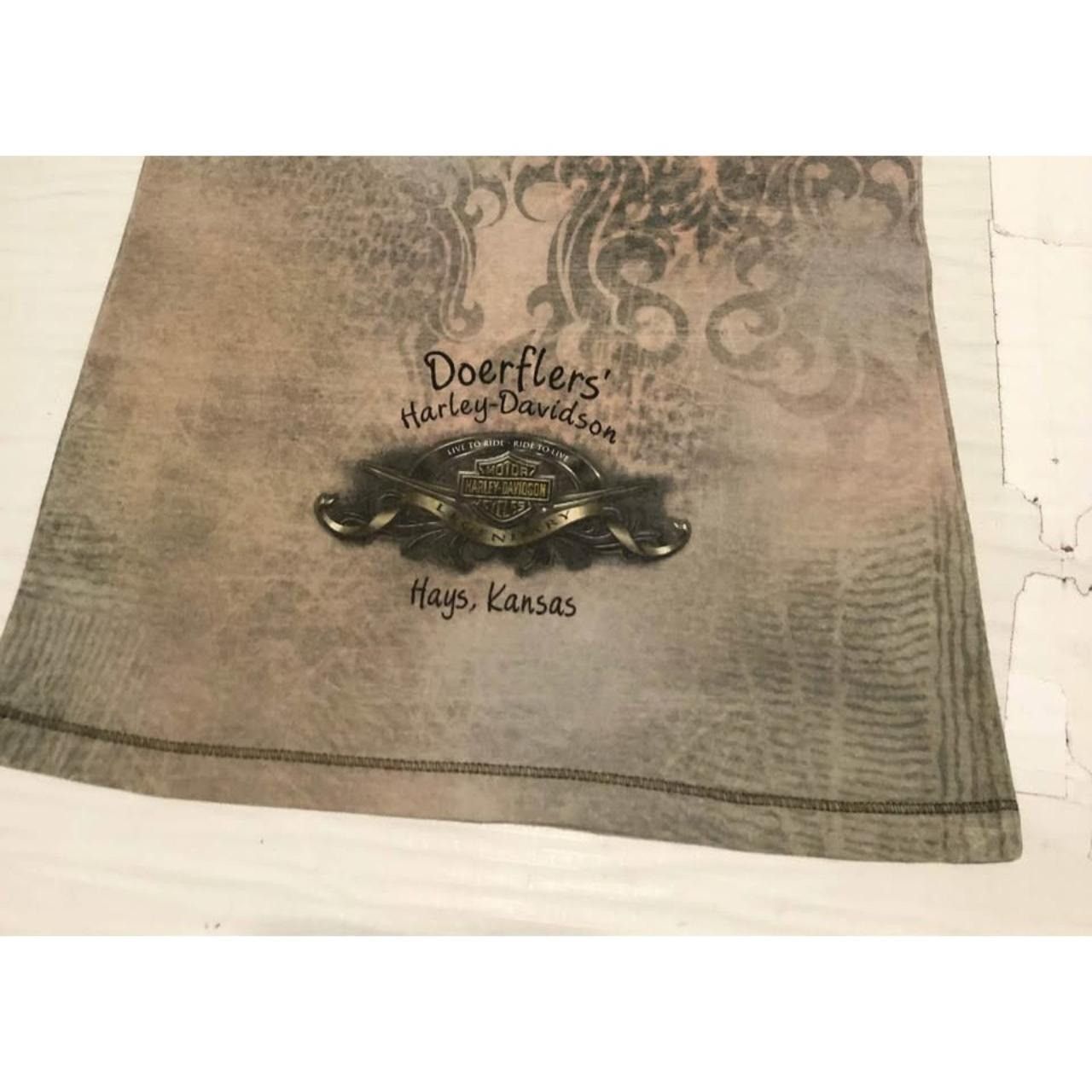 Harley Davidson × Vintage VTG 2008 Harley Davidson Shirt Small Women Full Print Size S / US 4 / IT 40 - 2 Thumbnail