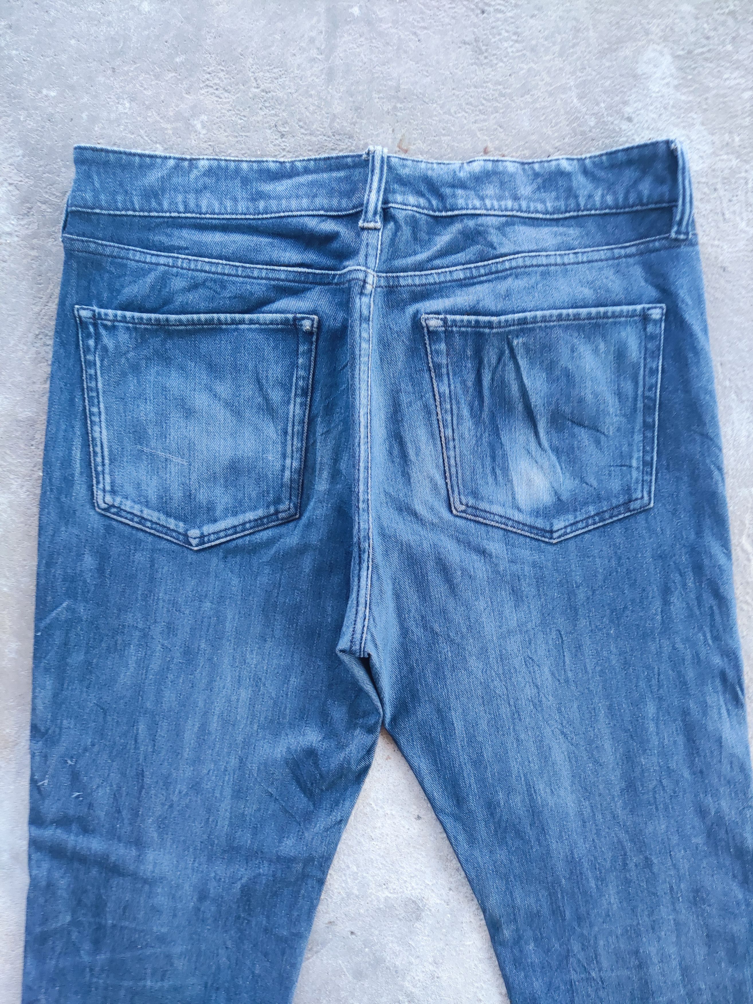 Global Work × Japanese Brand × Jean W36 Vintage Global Work Brand Distress Faded Denim Pants Size US 36 / EU 52 - 10 Thumbnail