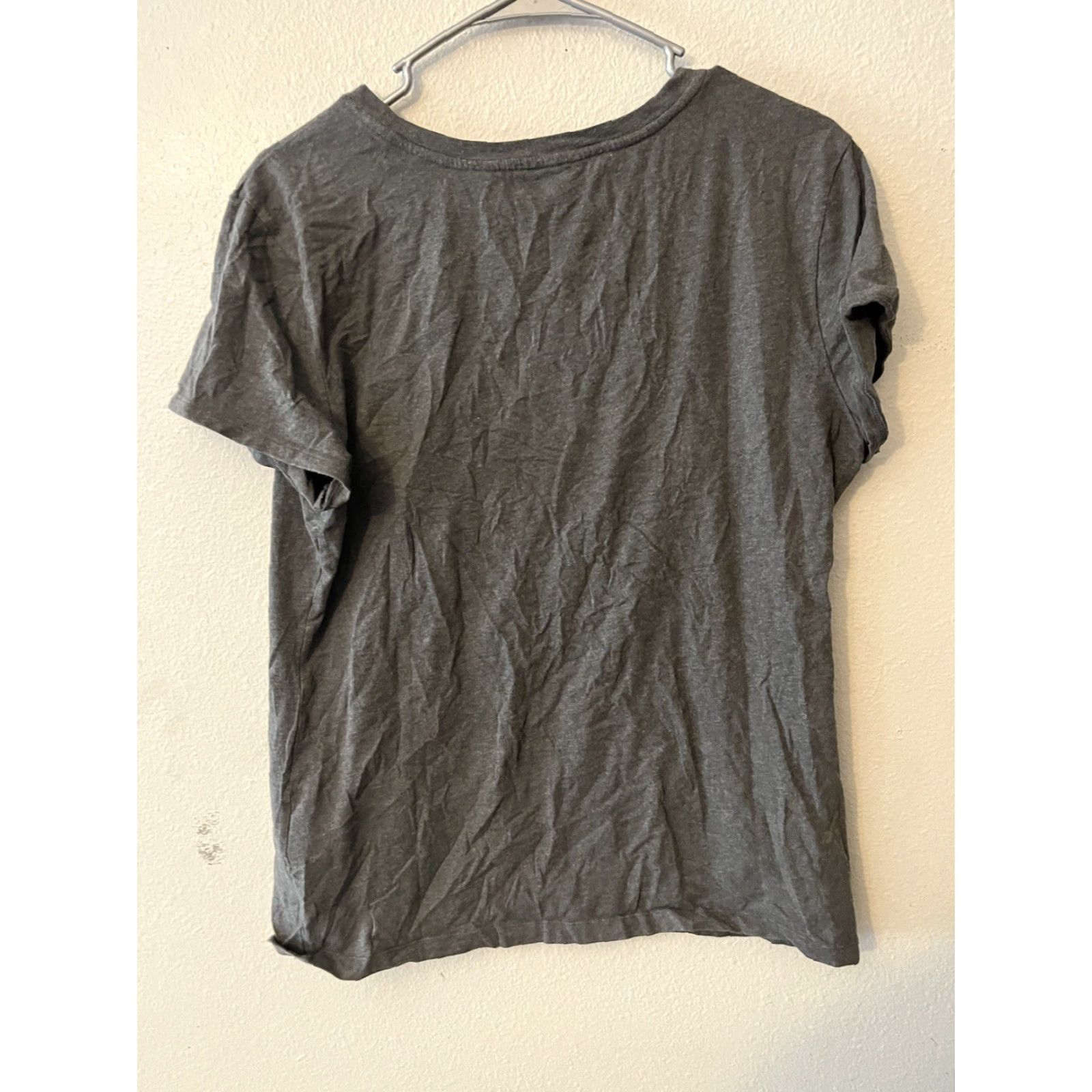 Banana Republic Banana Republic Shirt T-Shirt Short Sleeve Round Neck Gray Large Women Adult L Shirt Size L / US 10 / IT 46 - 3 Thumbnail