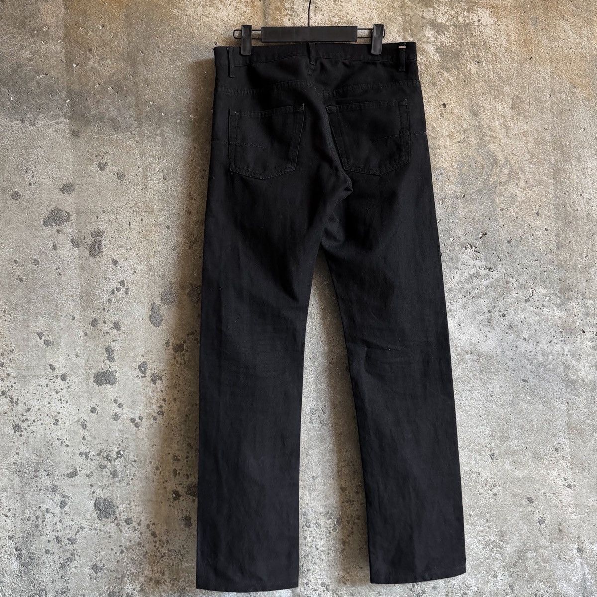 Dior Dior Homme Black Cotton/Linen Denim Size US 30 / EU 46 - 2 Thumbnail