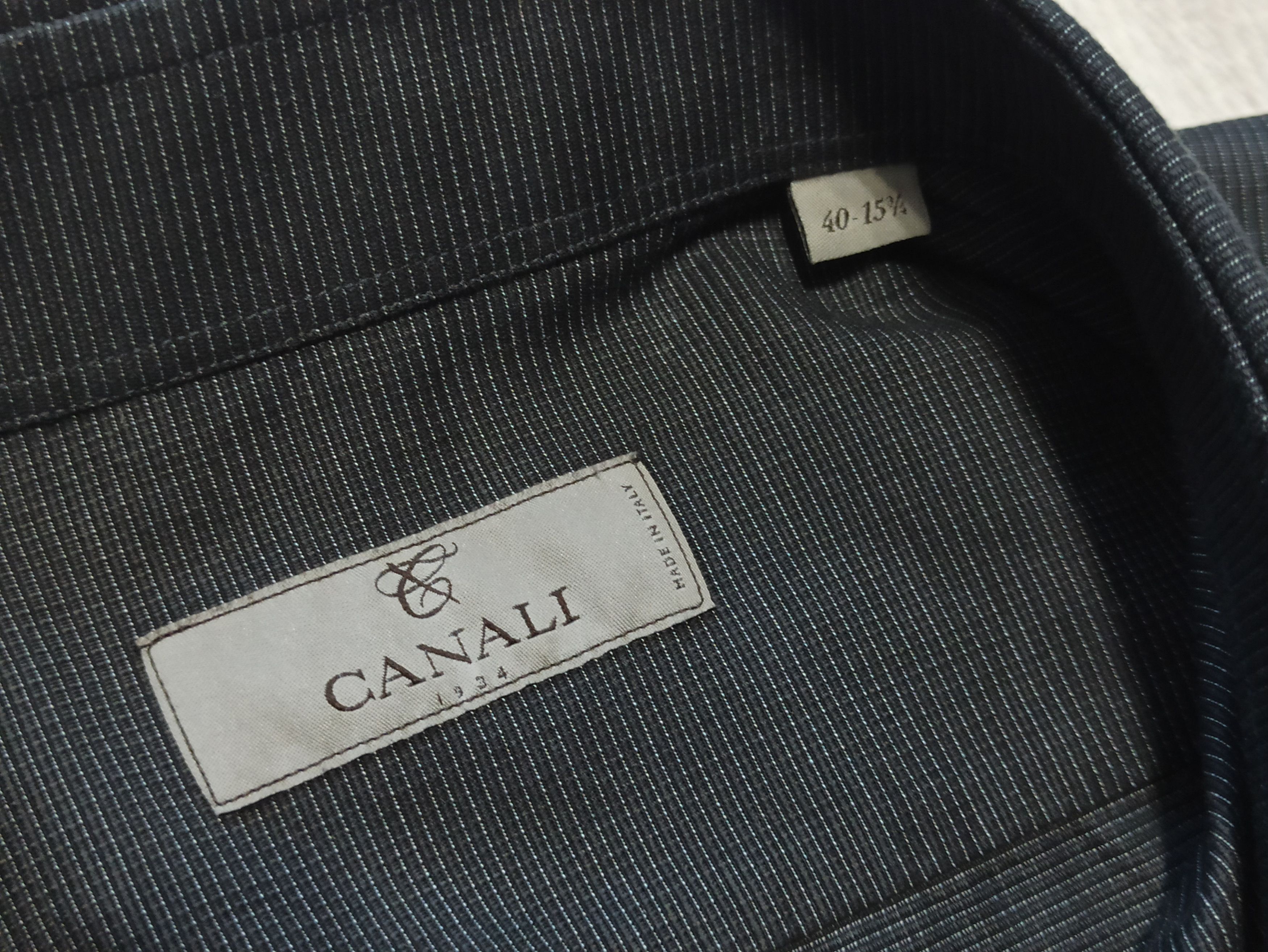 Canali Canali Mens Black Shirt Size US M / EU 48-50 / 2 - 4 Thumbnail