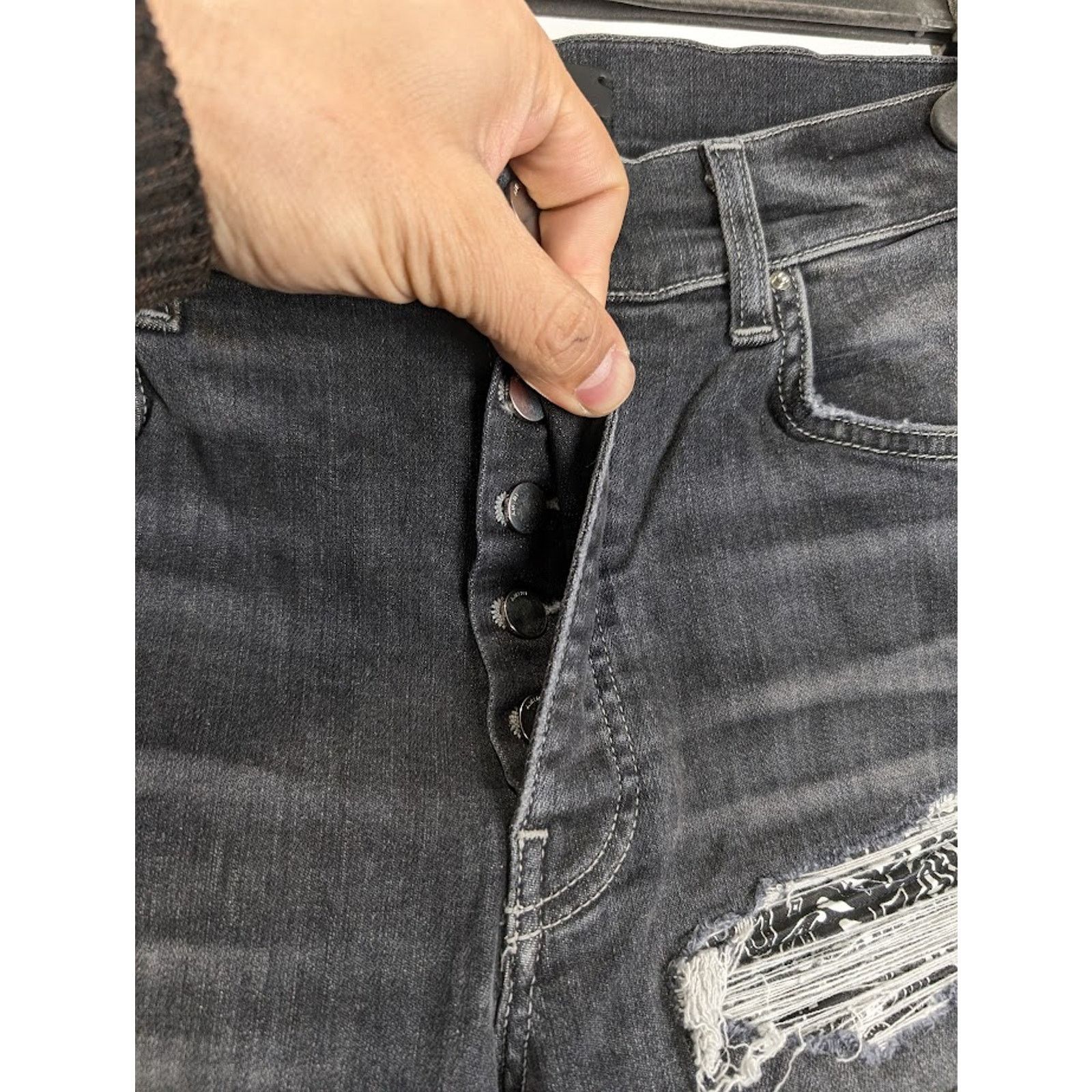 o1rshd1 Bandana Thrasher Jeans in Grey