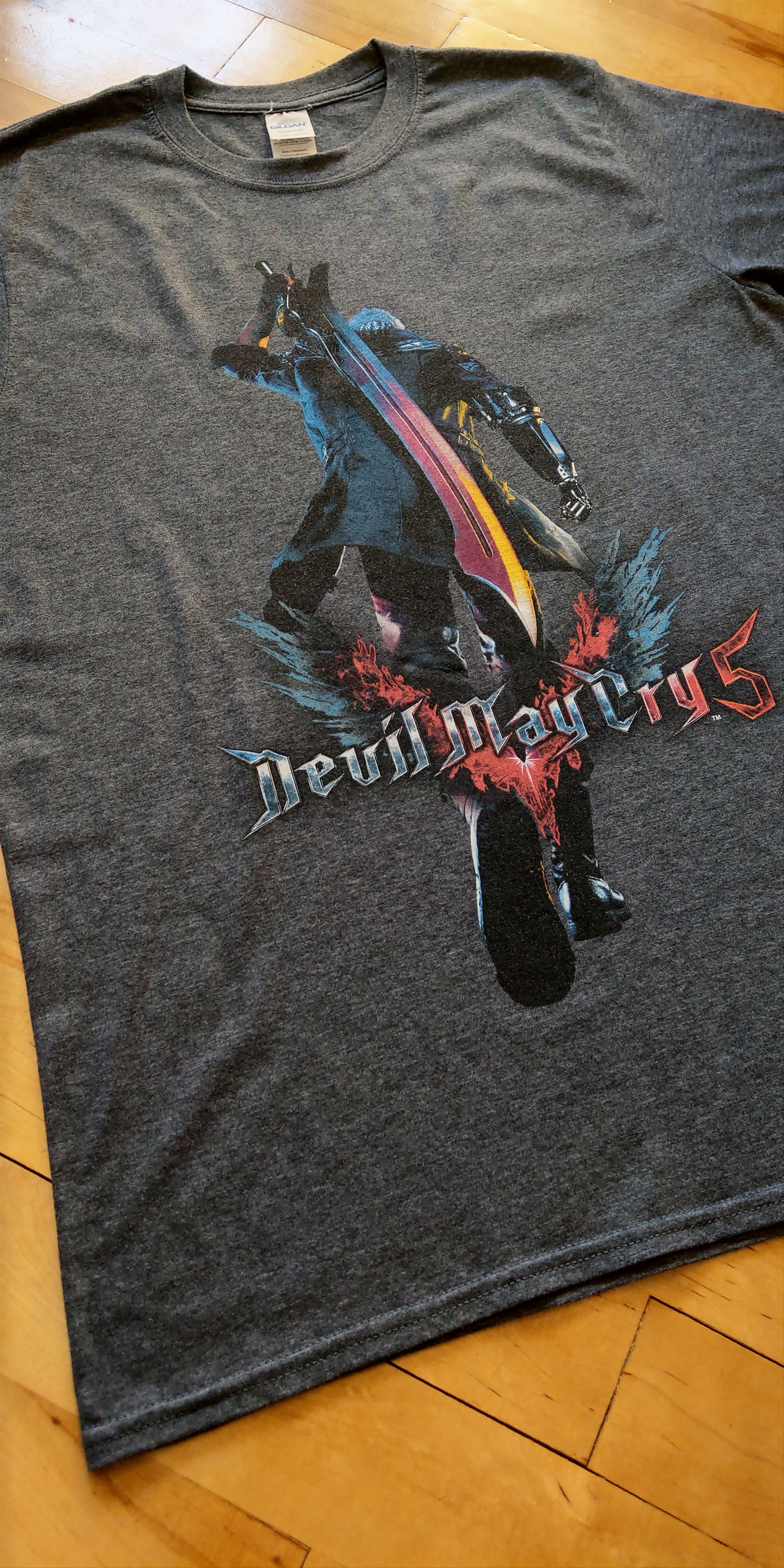 Playstation Unique Devil May Cry 5 release Shirt goth Alt Size US L / EU 52-54 / 3 - 2 Thumbnail